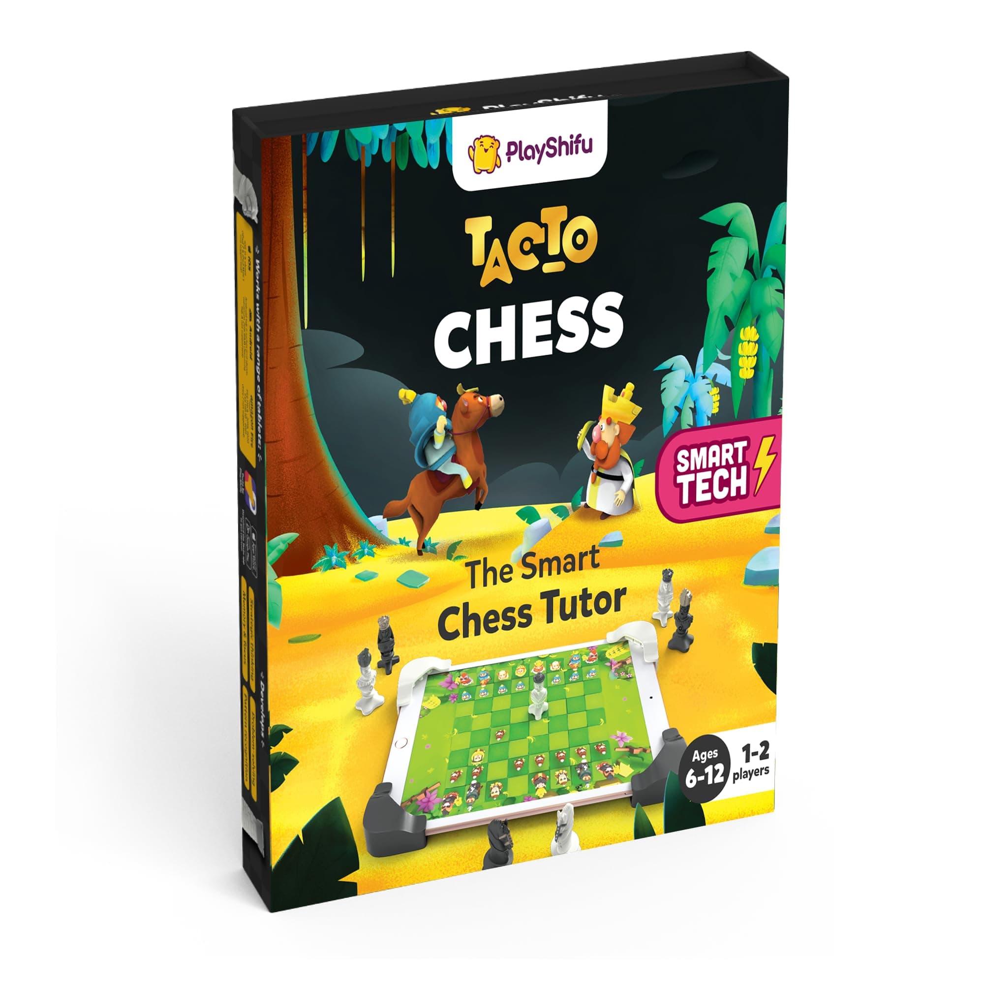 PlayShifu Interactive Chess Board Game - Tacto Chess (Kit + App With 4 Modes) Fun Set for Kids, Beginners, Age 6 & Up | Learning Games (Tablet Not Included)