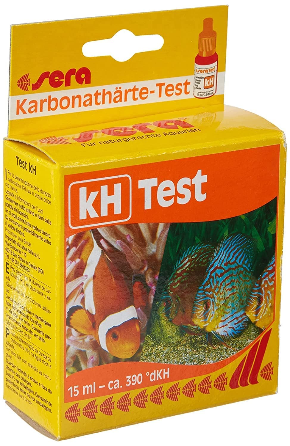 kH-Test 15 ml, 0.5 fl.oz. Aquarium Test Kits