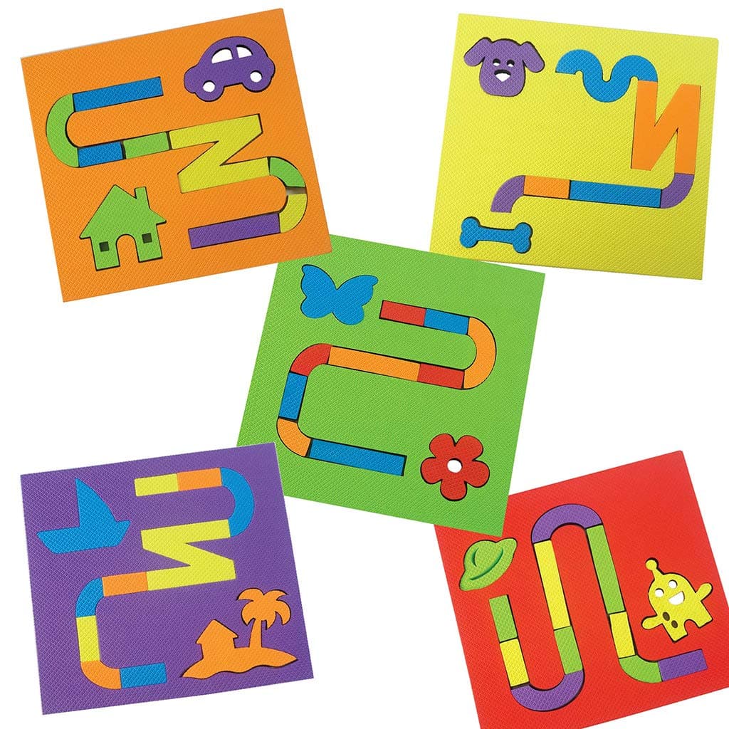 Mazelines Activity Kit and Puzzle (3 Years +) to Build Problem Solving and Spatial Recognition, 8 mm Foam (Multicolor)