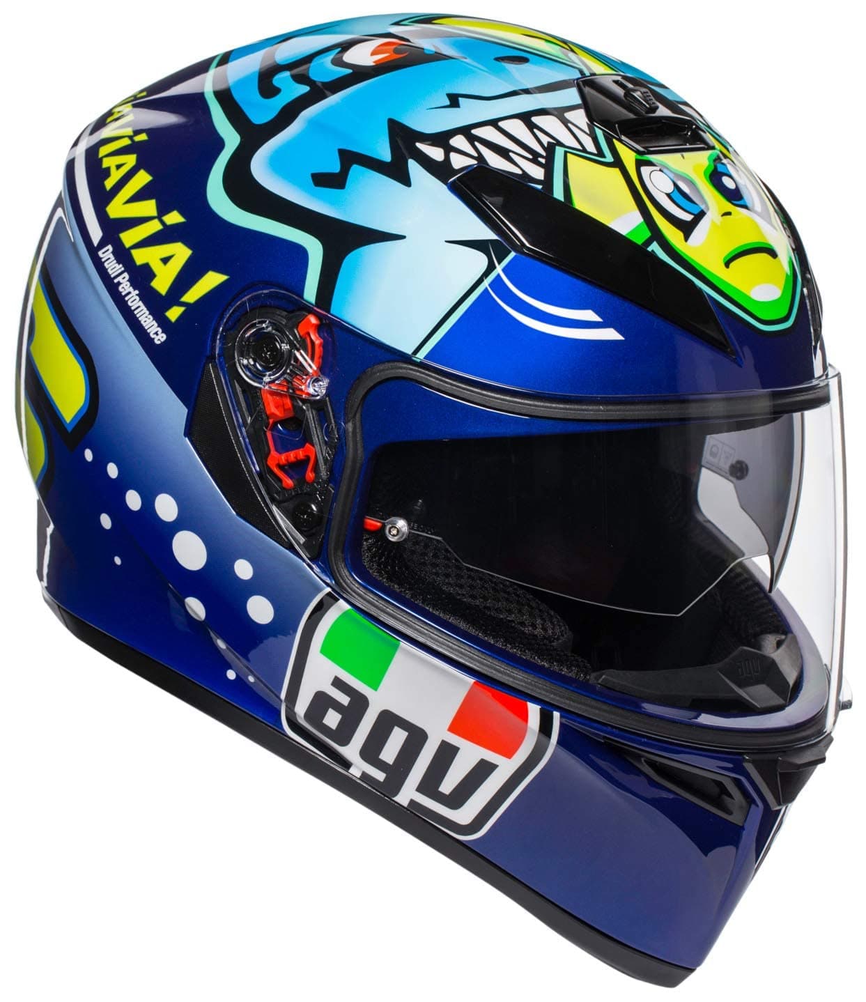AGV K-3 SV Misano 2015 Shark Helmet (Multi, Medium/Small)