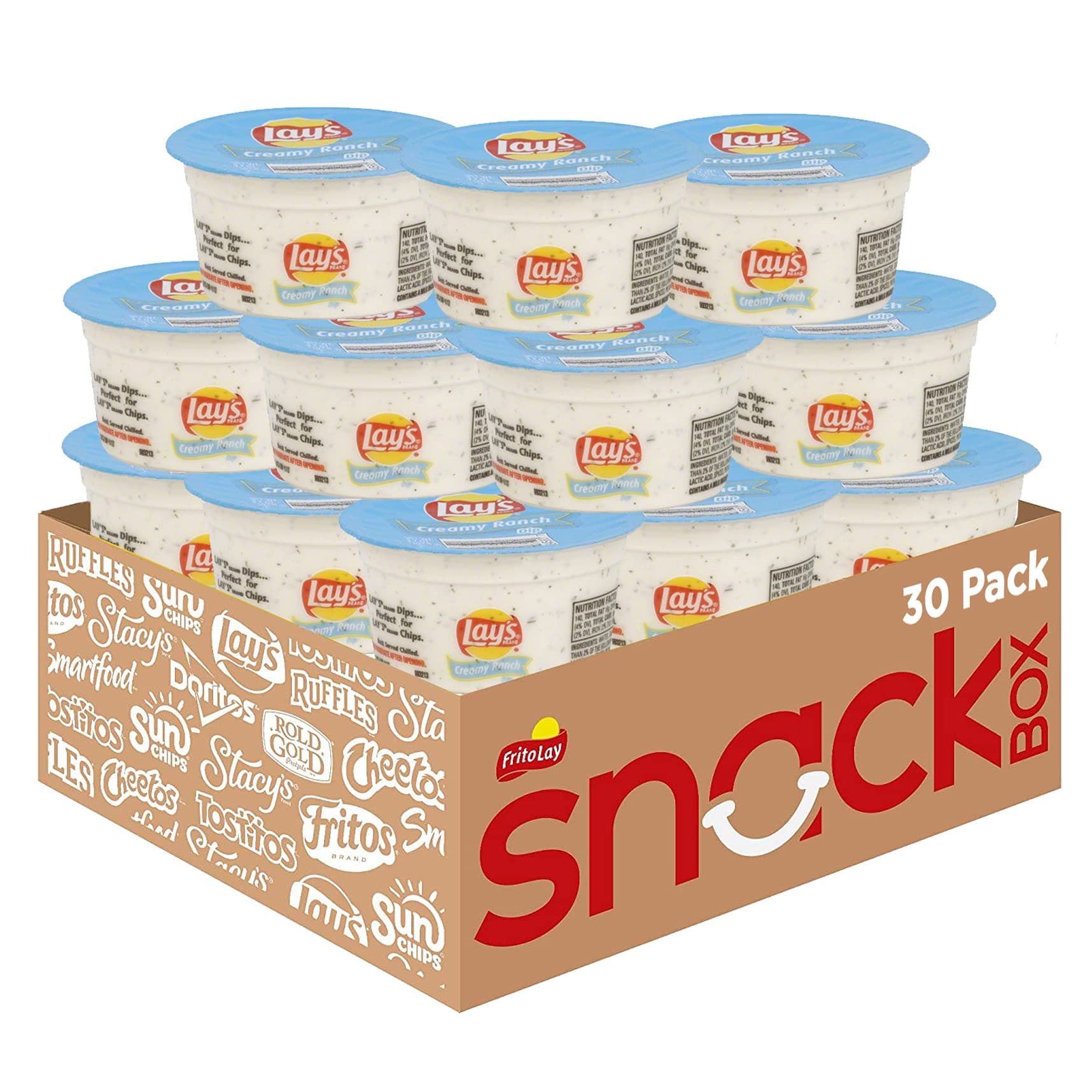 Dip Cups 3.7 Oz, Creamy Ranch, 30 Count