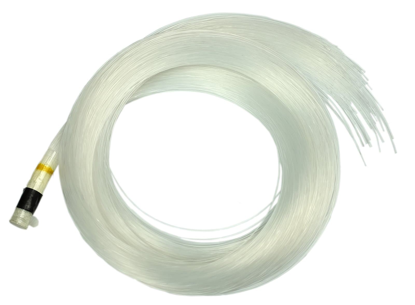 Endlight Plastic Fiber Optic Cable 0.75mmx2.5mx250pcs Clear for Light Transmit in Home Decoration Building Garden Night Lighting