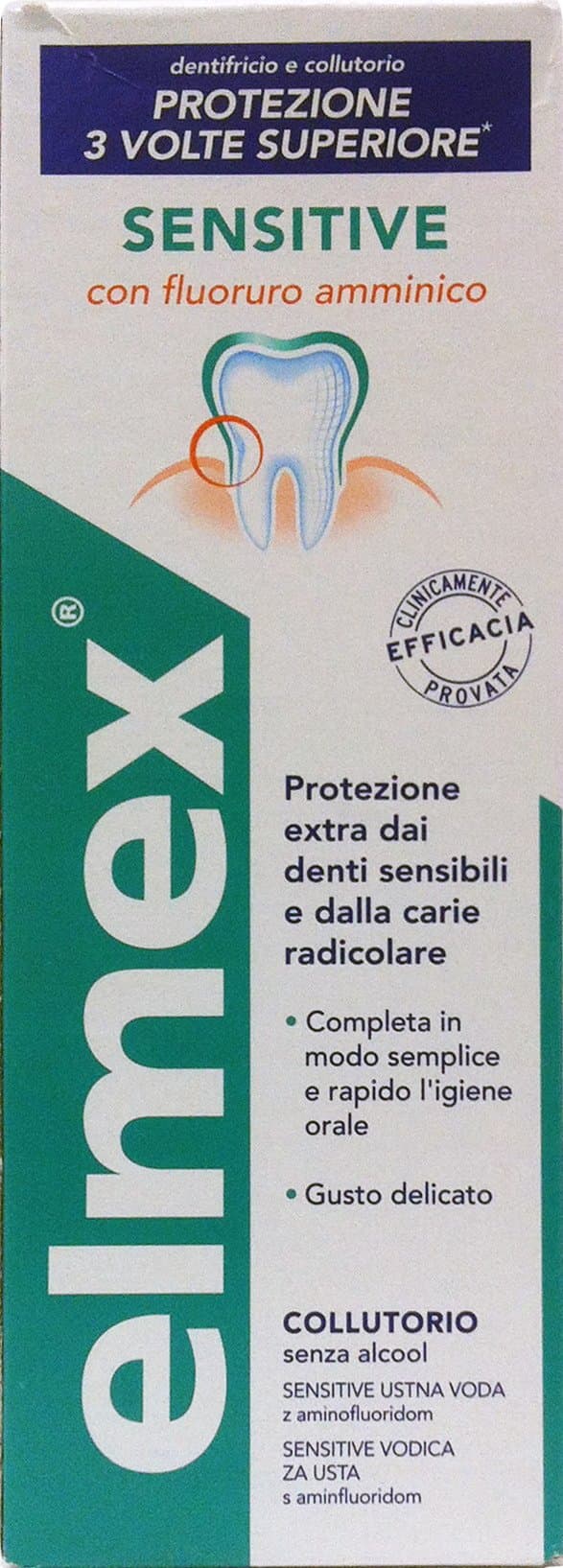 Mouthwash Sensitive Plus With Amine Fluoride 400 ml