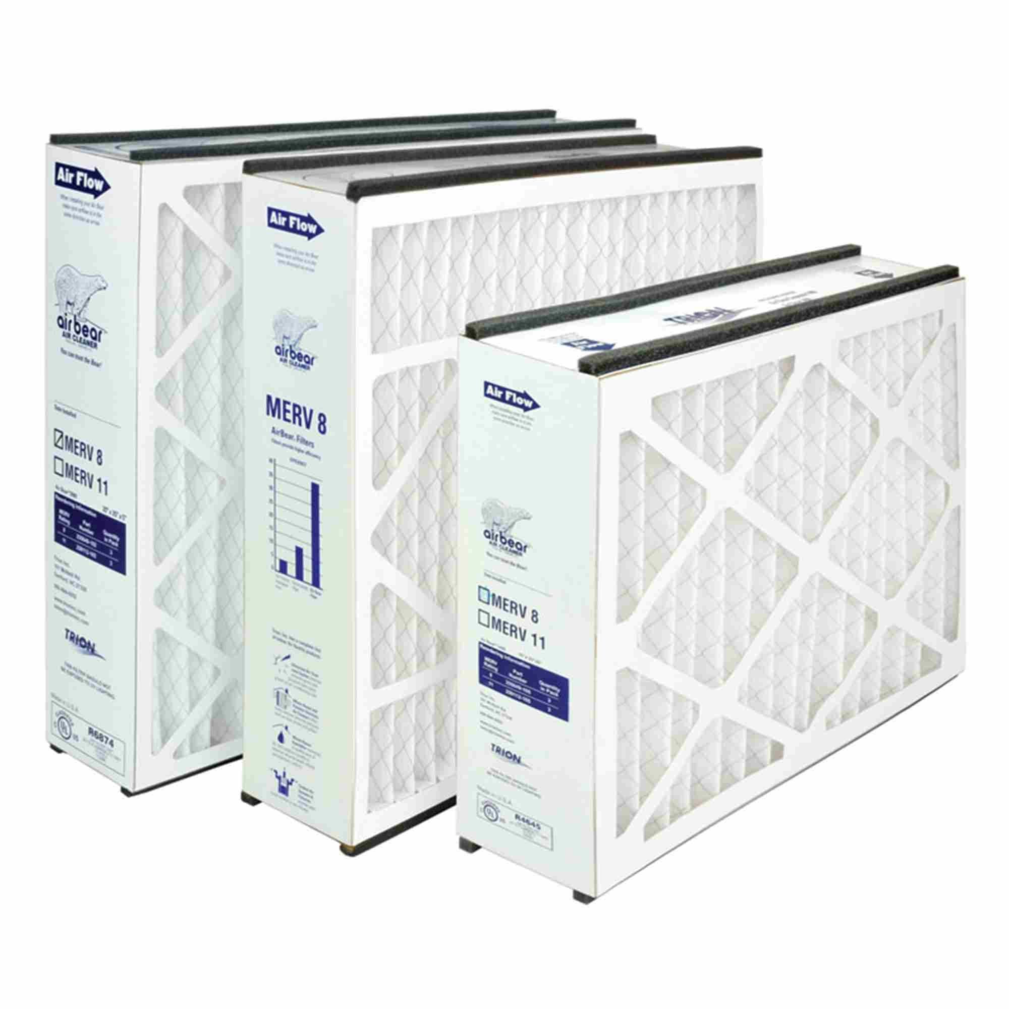 Air Bear 255649-102 Replacement Filter - 20x25x5, Three Per Box