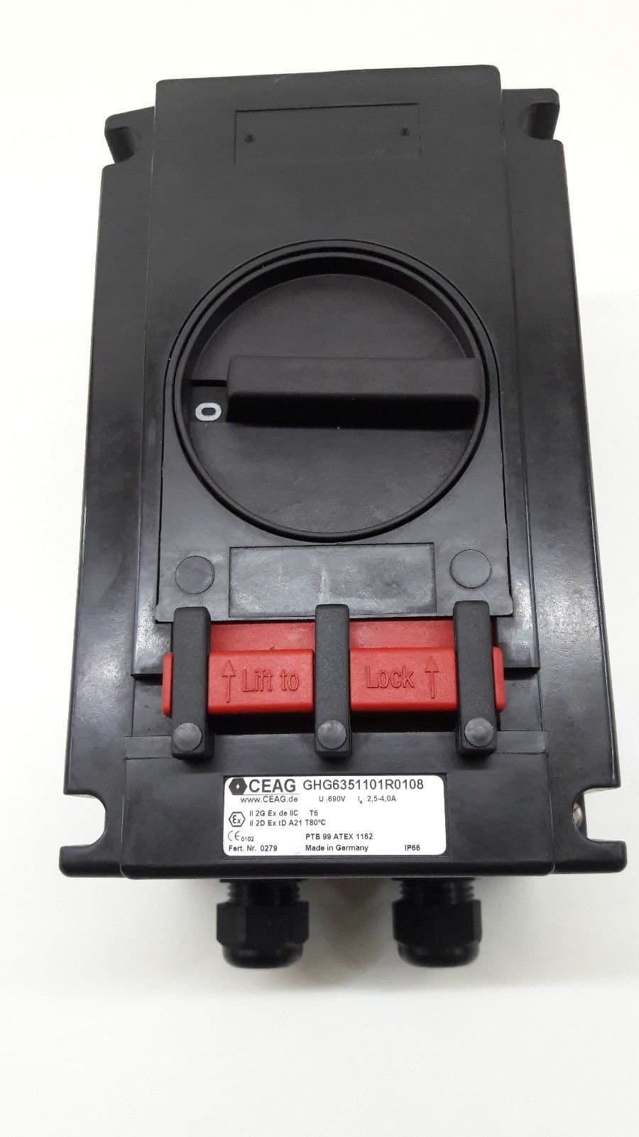 CEAG GHG 6351101R0108 Motor Protection Switch Explosion Protected