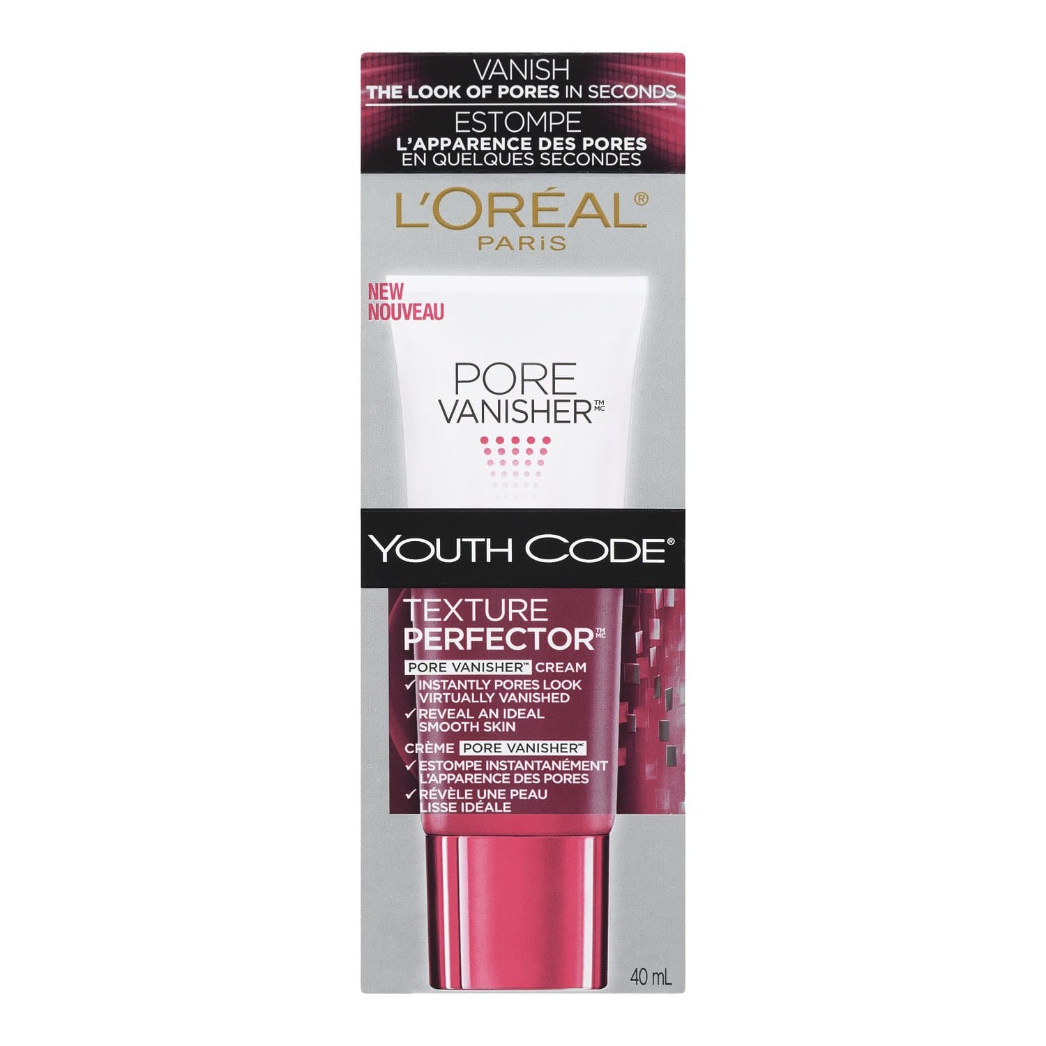 L Oreal Paris Youth Code Texture Perfector Pore Vanisher, 1.4 Fluid Ounce