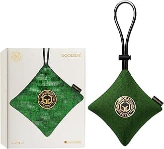 GOODAIR HEPA Car Air Purifier Bag & Pouch | 75g Activated Carbon Filter, Absorb Toxic Gases, 2.0 Premium Certified Air Purifier, Suitable for All Cars, 24/7 Air Purification - Forest Green