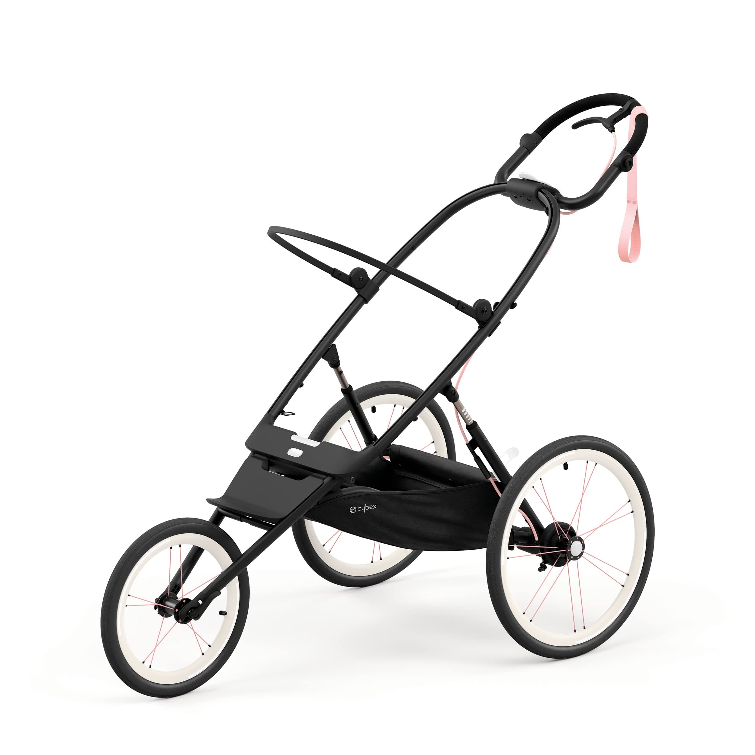 AVI Jogging Stroller Frame in Black + Pink