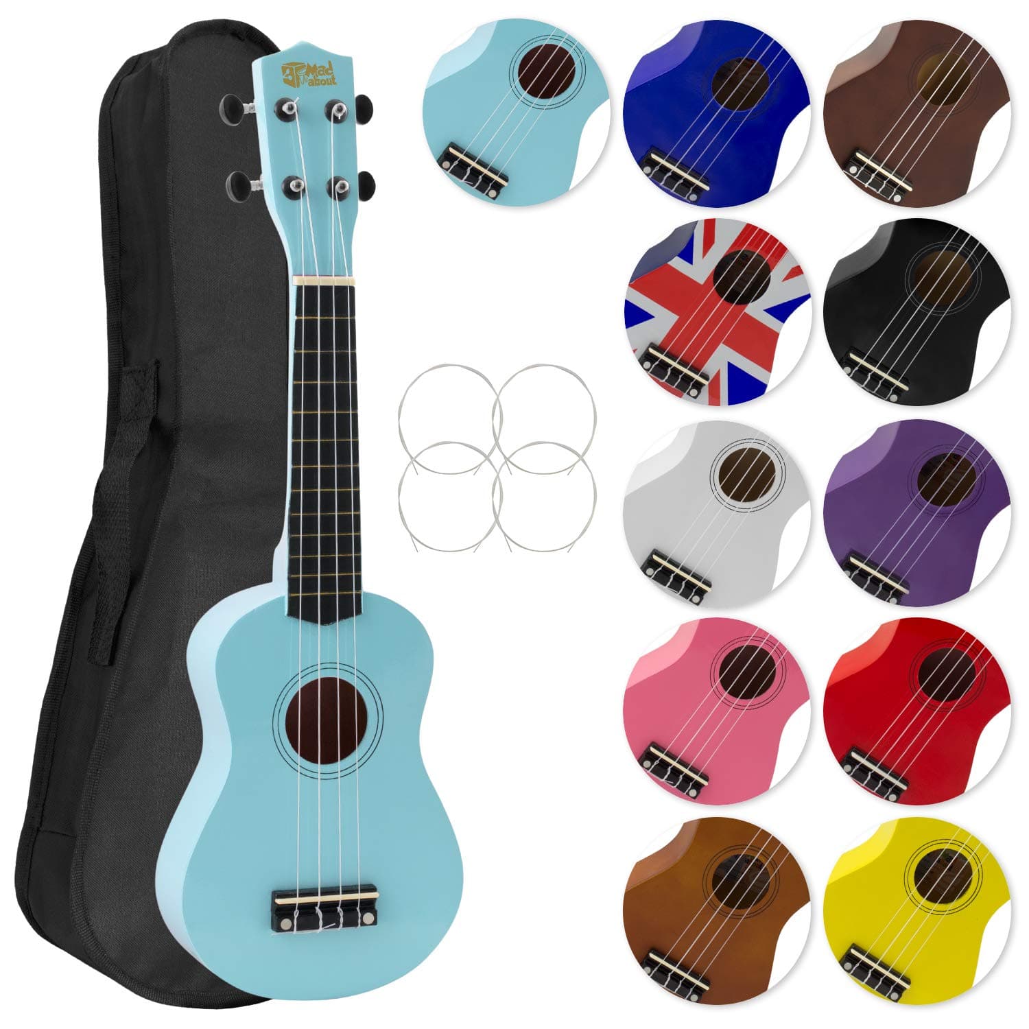 Mad About Soprano Ukulele - Light Blue
