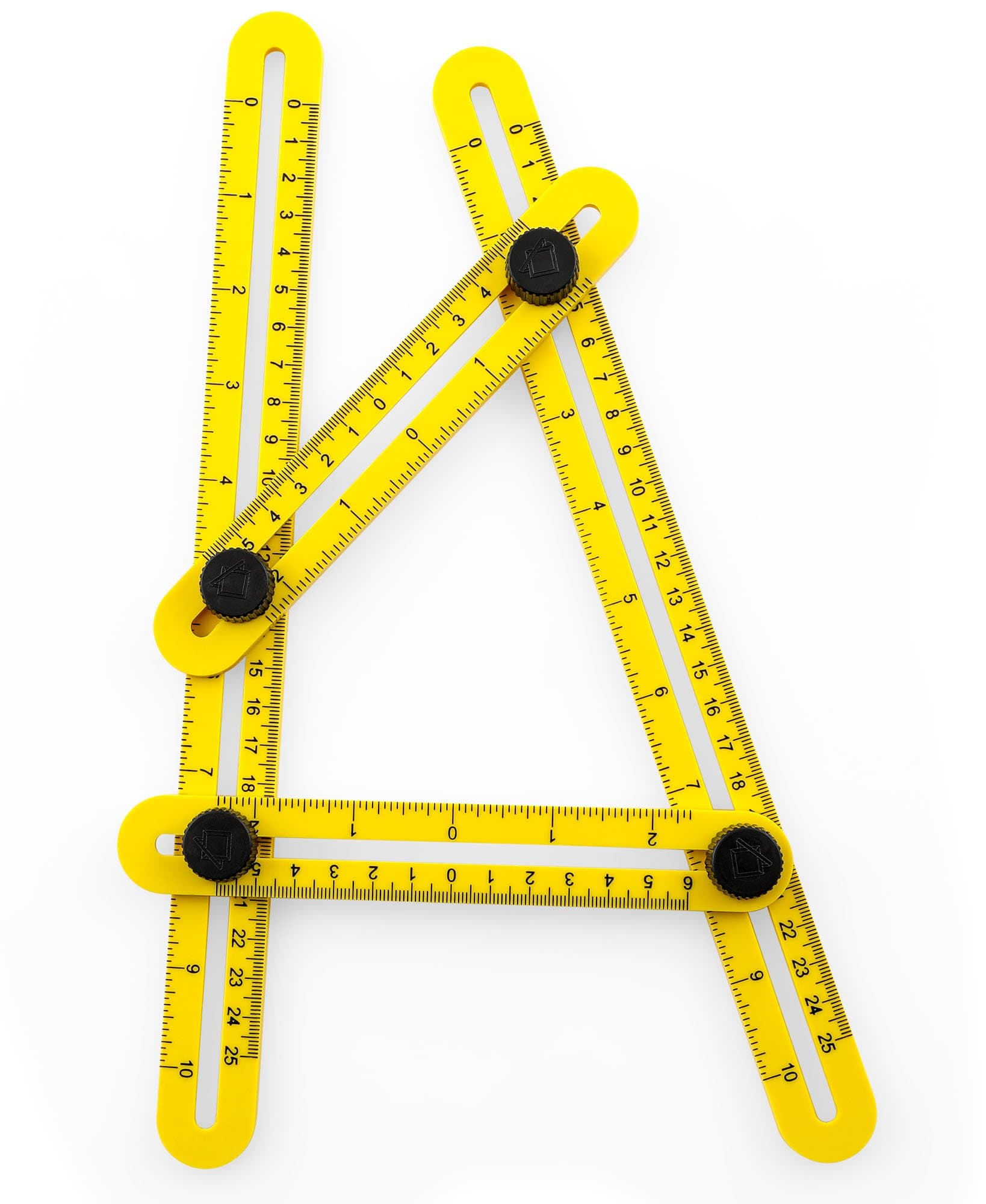 Template Tool | Multi Angle Measuring Ruler for Carpenter, Handyman, Builder | Angle Measuring Tool for Cutting Tile |DIY Tool for Home and Pro Projects by Woodruff Industries