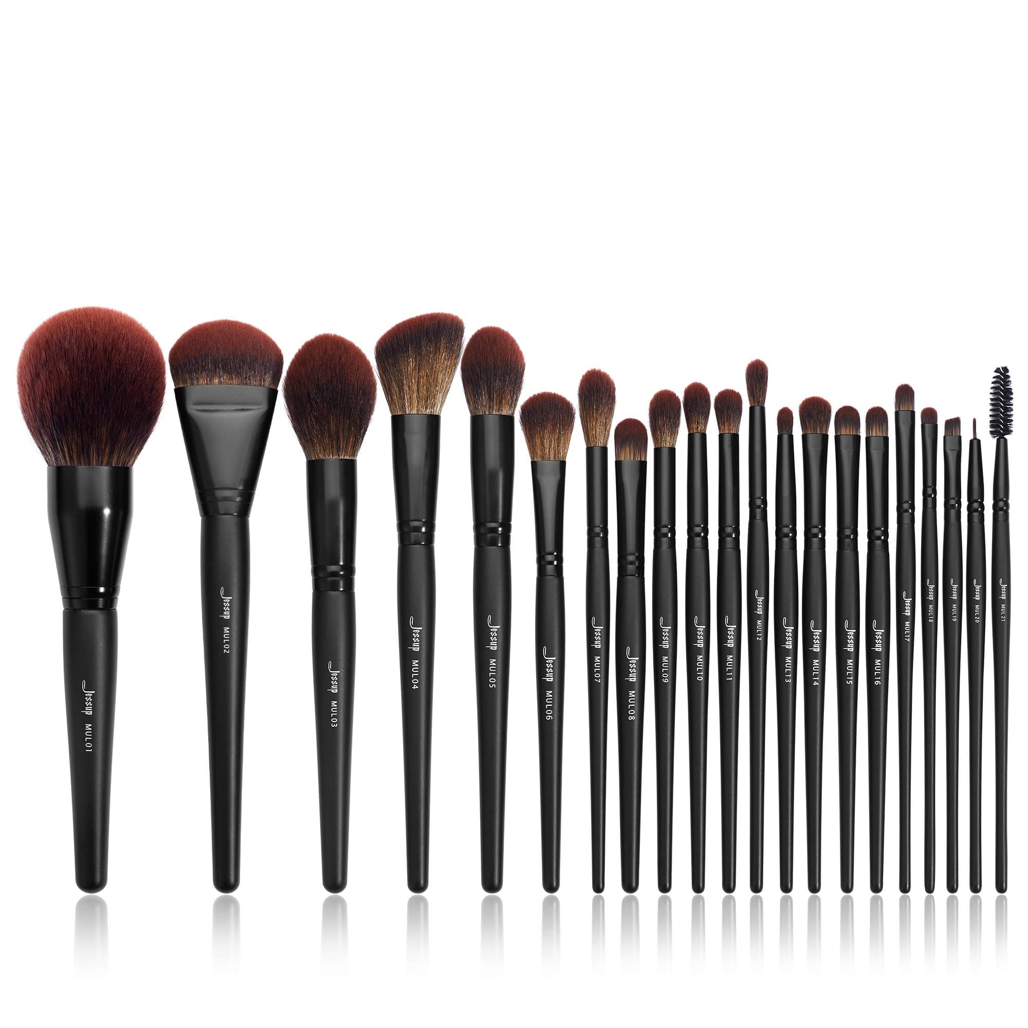 Jessup Makeup Brushes Set Premium Synthetic Powder Foundation Highlight Conce...