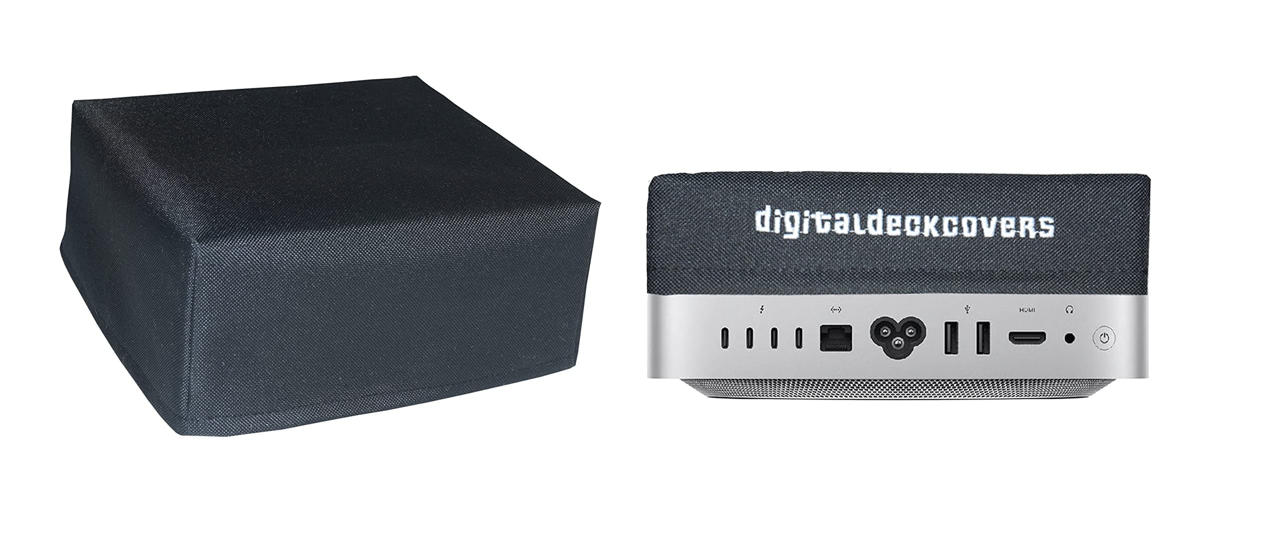 DigitalDeckCoversDust Cover for Apple Mac Studio Computer [Antistatic, Water Resistant, Heavy Duty Fabric, Black]