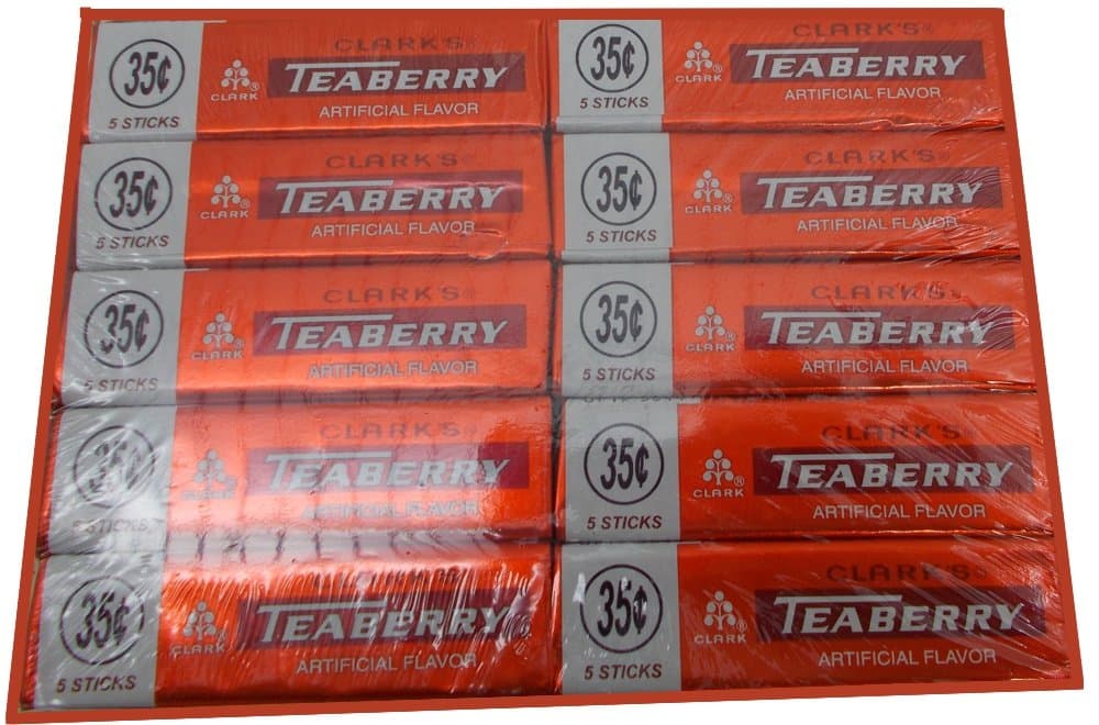 Clark's Teaberry Gum 20/5 Stick Packages