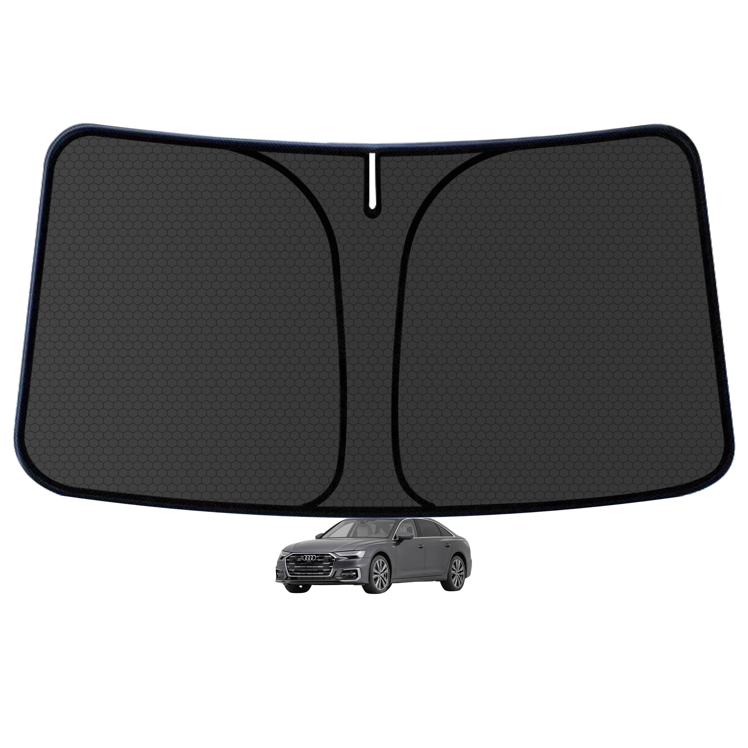 A6 Customized Windshield Sun Shade for 2019-2025 2026 A6 Front Window Sunshade Visor Protector Foldable Blocks UV Rays Keep Car Cooler Accessories