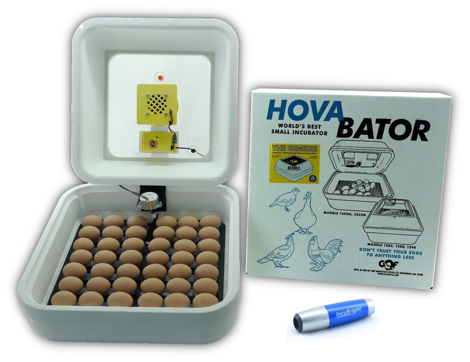HovaBator Genesis 1588 Deluxe Egg Incubator Combo Kit