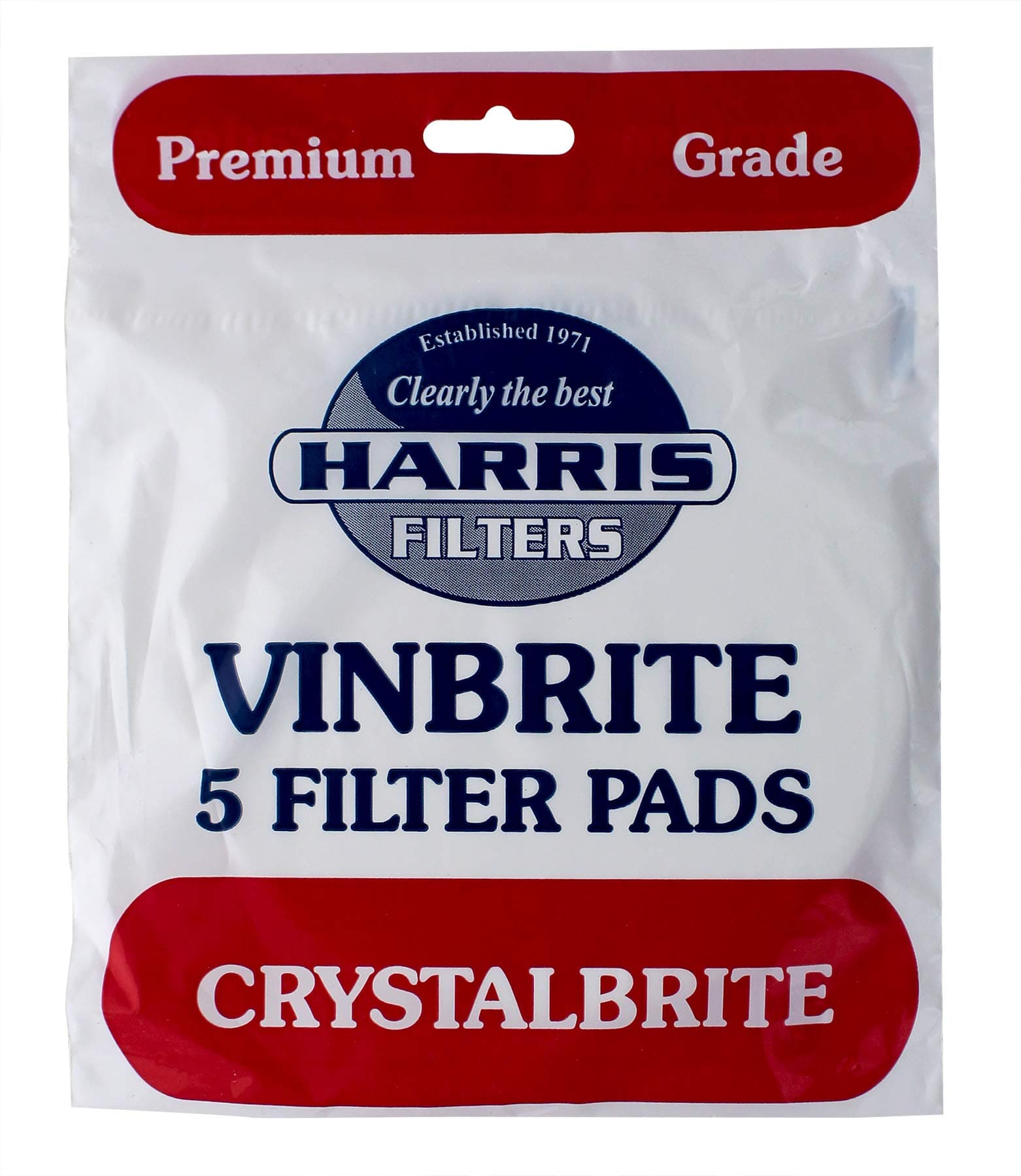 Vinbrite Crystalbrite Filter Pads-5 Count