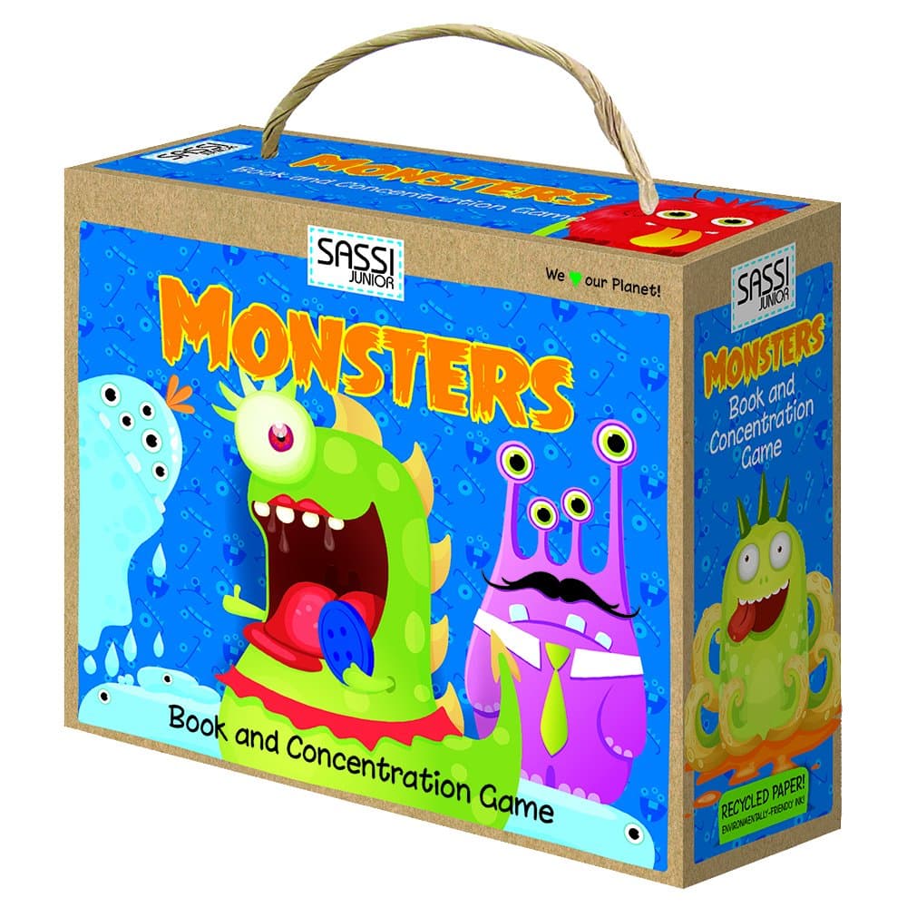 Monsters Sassi junior Book and Concentration