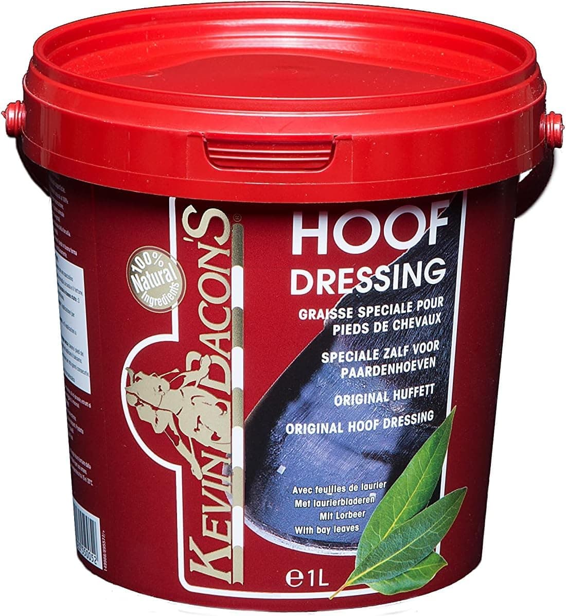 Ash Based Hoof Dressing, Black, 1 Litre