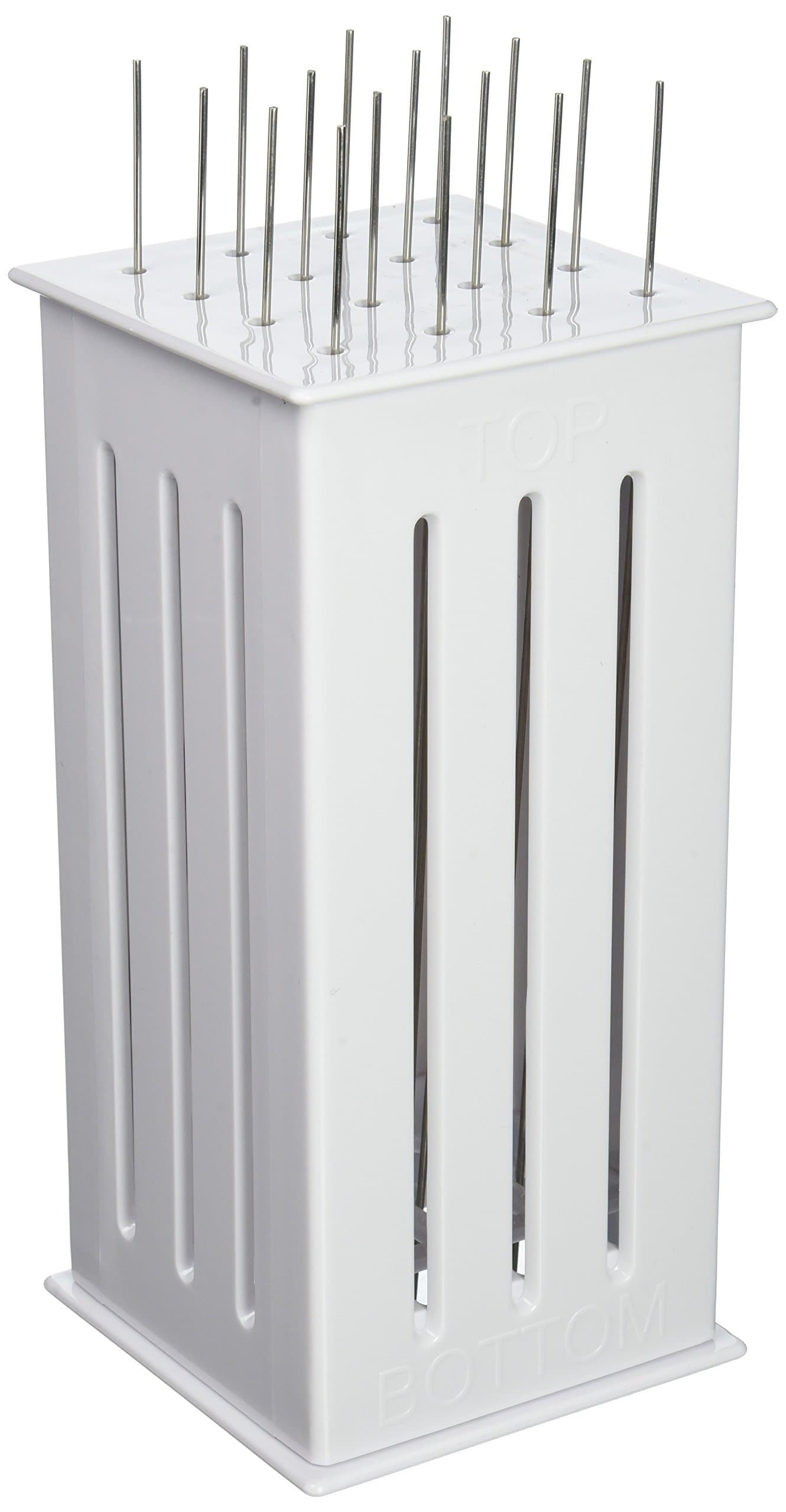 Savannah Kitchen Kabob-it Express Shish Kebab Maker With 16 Stainless Steel Skewers: Makes 16 Brochettes Fast, For Home BBQ Parties, Juicy Lamb, Beef, Chicken, Seafood, Shrimp, Pork, Fruit, Veggies