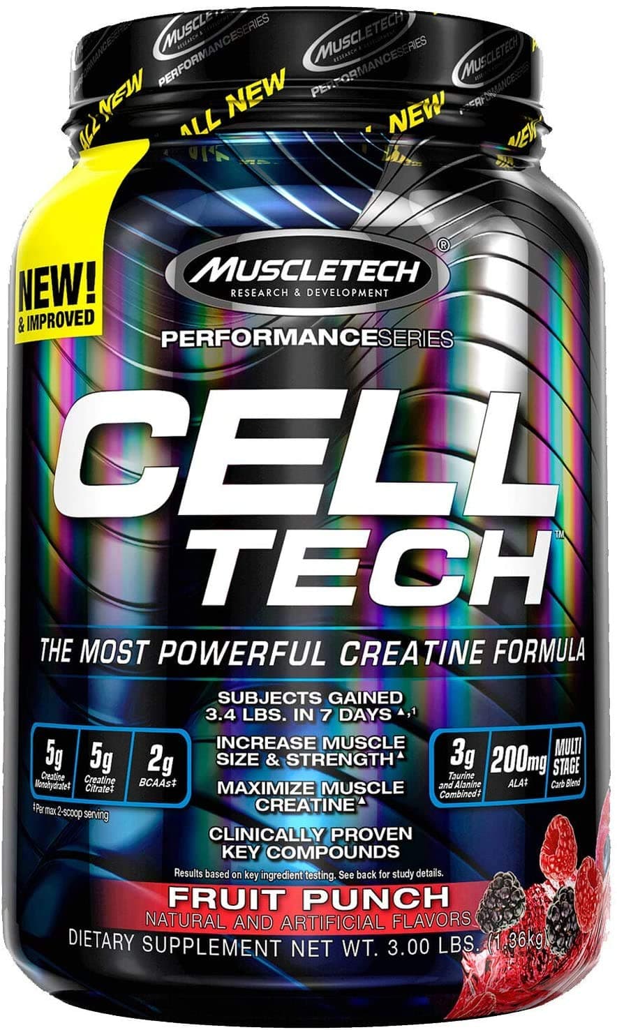 Cell Tech Performance Series Powder, Fruit Punch, 3 Pounds (Multi-Pack)