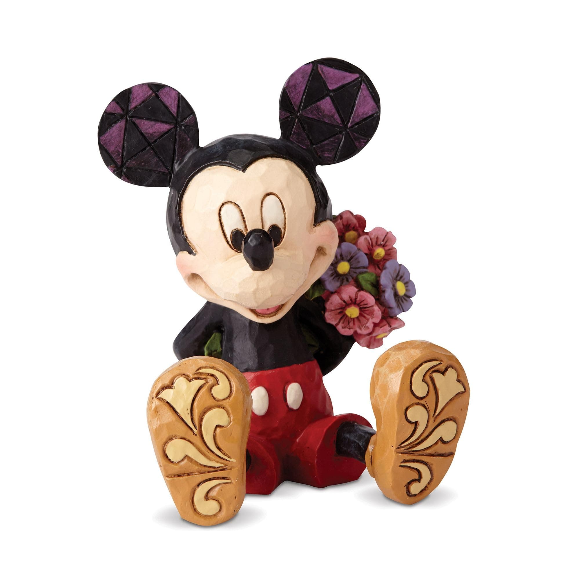 Disney Traditions Mickey With Flowers Mini