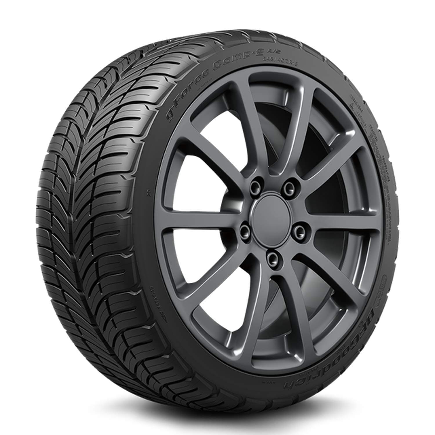 G-Force Comp-2 A/S Plus All-Season Radial Car Tire for Ultra-High Performance, 275/40ZR17 98W