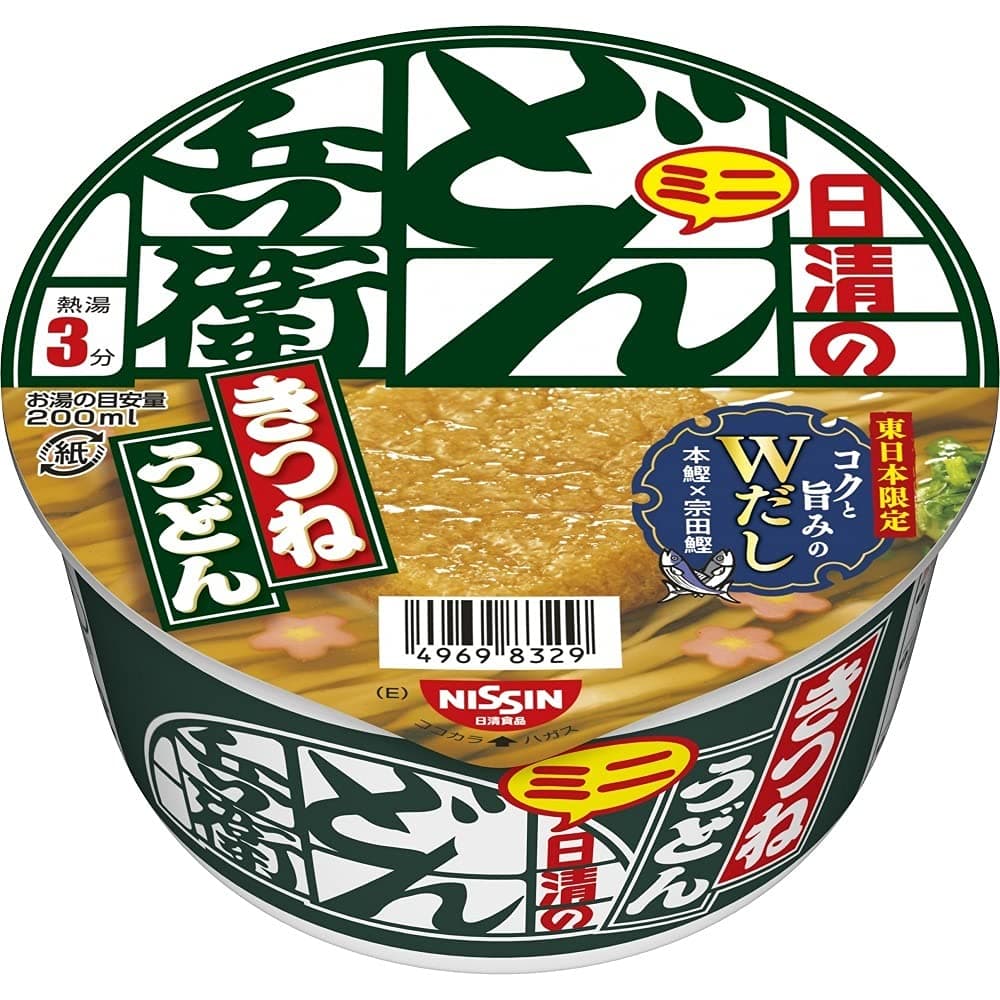 DONBE mini (Udon with deep fried tofu) 12 packages