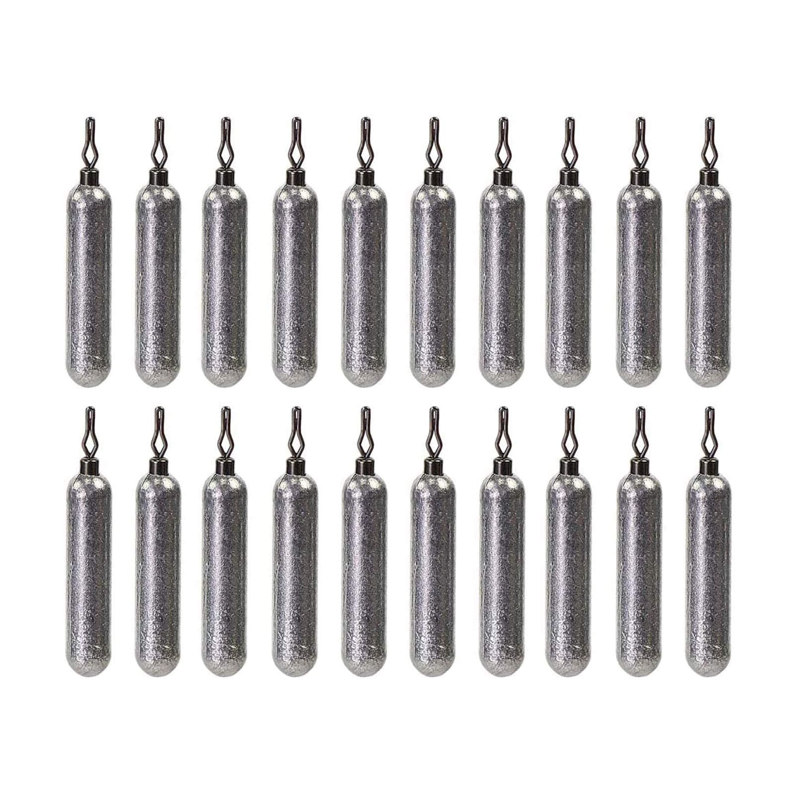 Croch Drop Shot Weights Hand Poured Size 1/8 1/4 3/8 (20 per Pack)