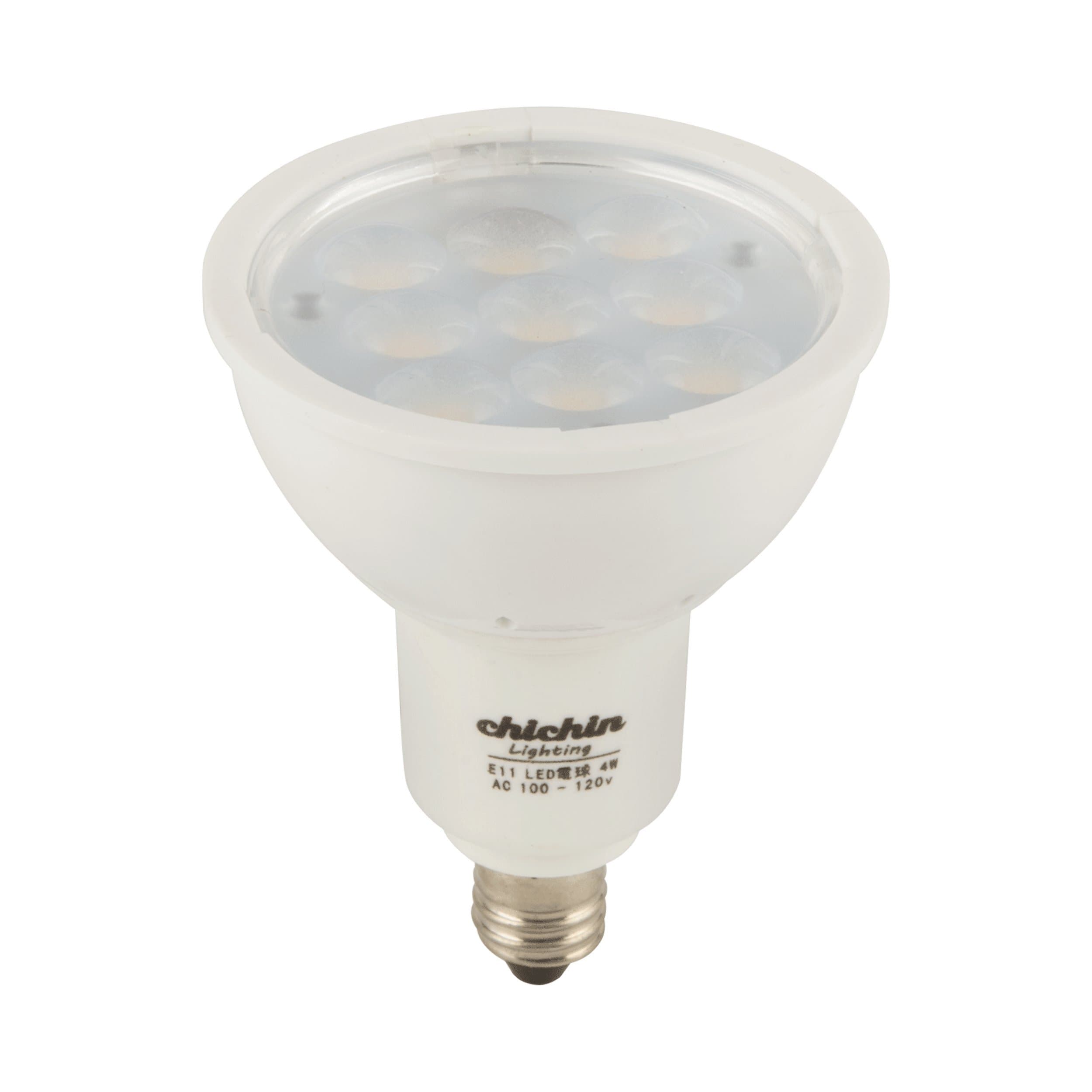 ChiChinLighting E11 4.5 Watt Mini Candelabra LED Light Bulb – Reflector Light Bulb – 60 Degrees (Warm White, 1)