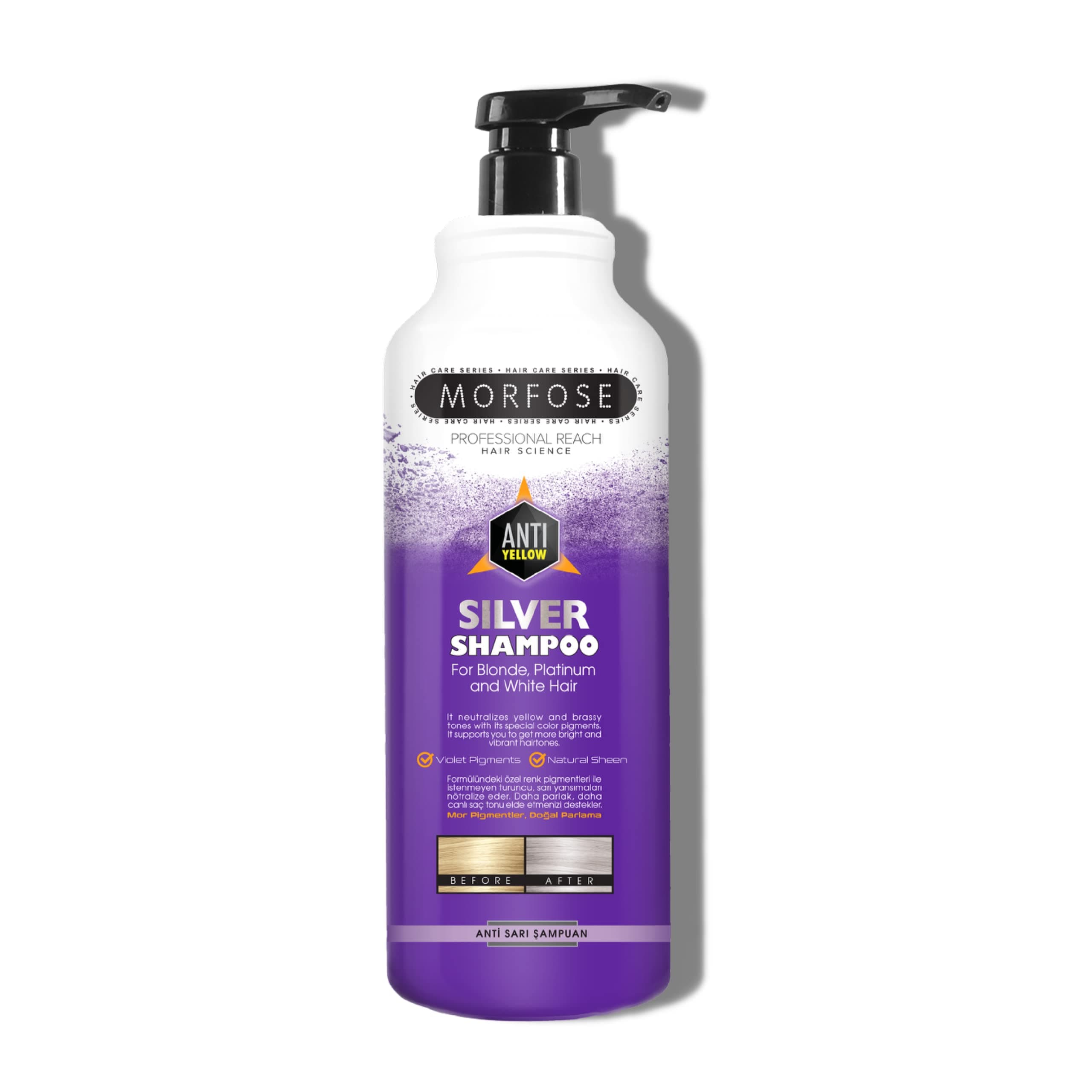 Morfose Silver Hair Shampoo 1000 ml