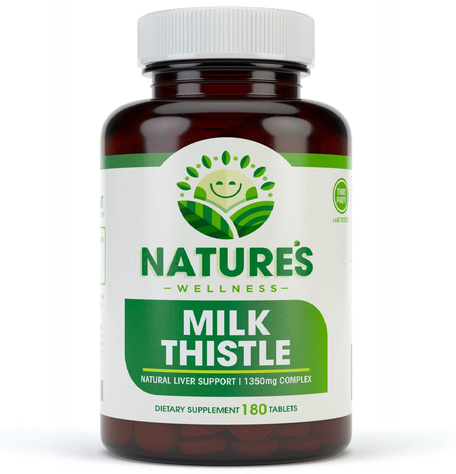 Milk Thistle - 180 Count - Standardized Silymarin Extract for Maximum Liver Support - Detox, Cleanse & Maintain Your Liver – 1350 mg Extract & Seed Complex - Natural Herbal Supplement - 60 Servings