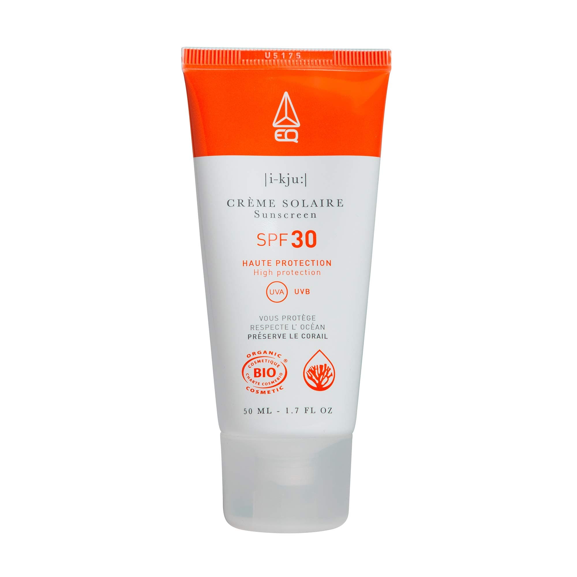 EQ Evoa SPF30 Organic Sunscreen Cream, 50 ml