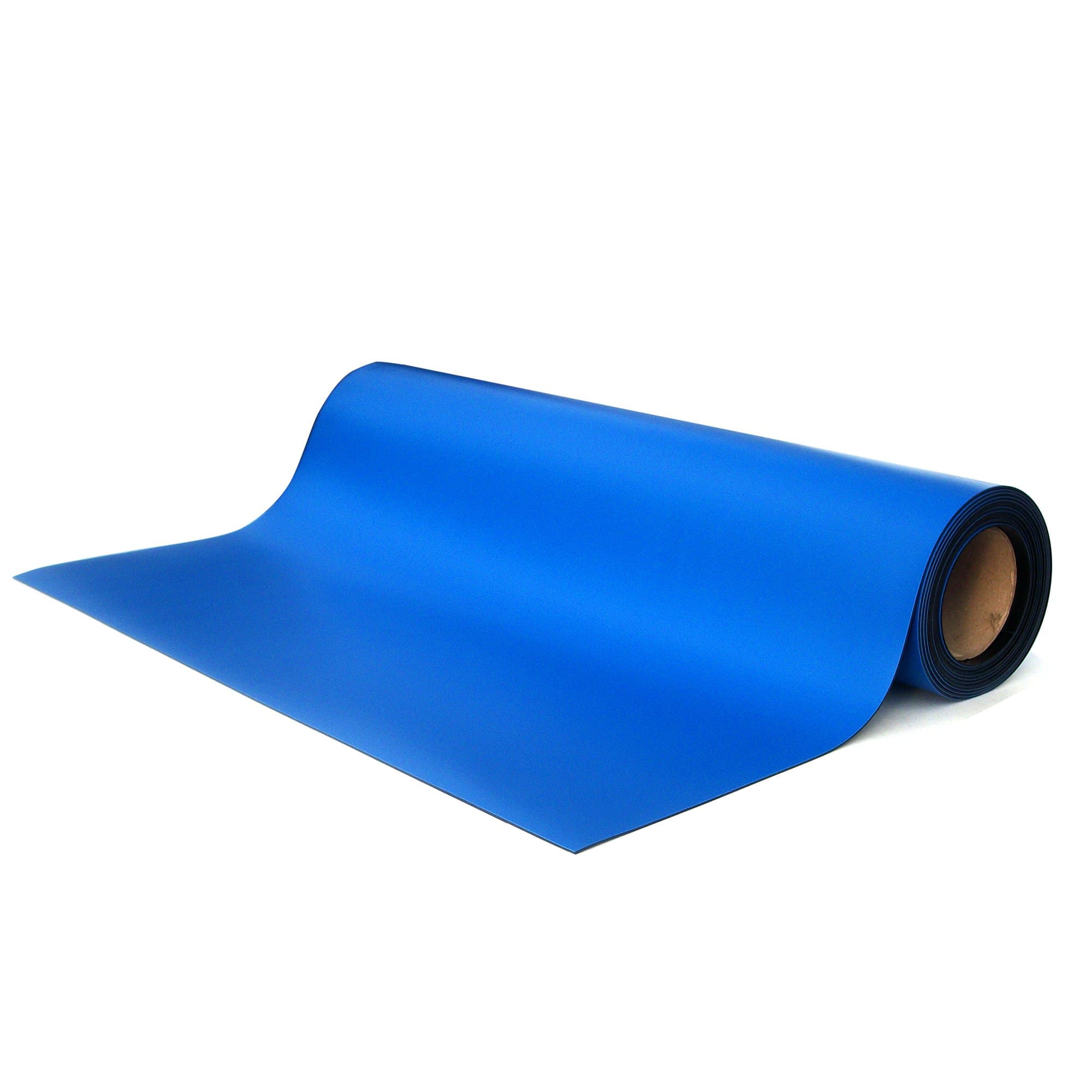 ESD 2 Layer Smooth Rubber Work Surface Mat 36" x 50' Roll - Royal Blue