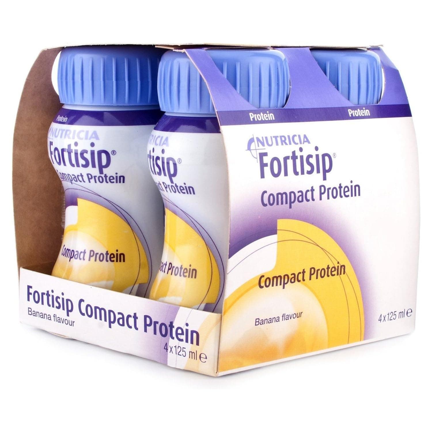 Compact Protein Banana Flavour 125ml 4pk