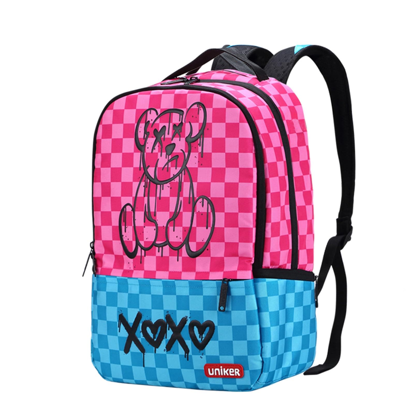 UNIKER Laptop Backpack with USB Port,Graffiti Backpack for Work,Space School Backpack,Designer Laptop Backpack for 15.6 Inch