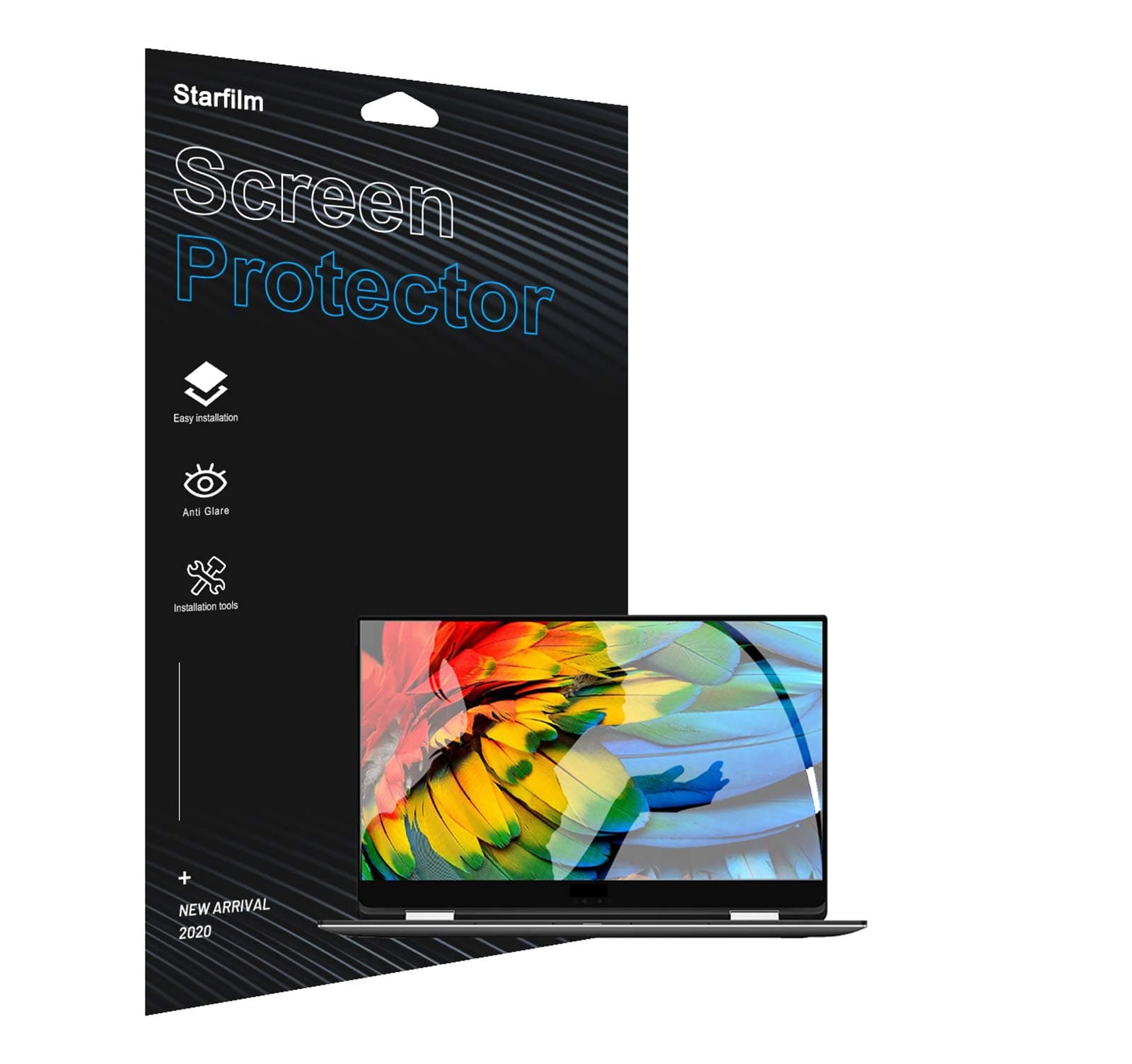 Screen Protector Compatible with Dell XPS 13.3 9380 Touch-Screen Laptop 13.3 Inch High Clarity Anti Scratch Filter 2 Pack (DELL XPS 13.3 Inch 9380/9370/9365, Touch Screen Laptop)