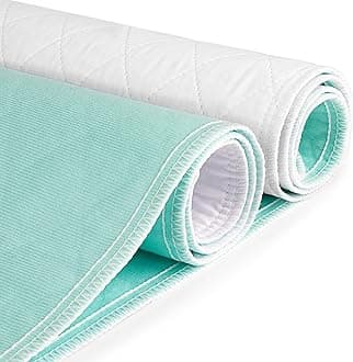 CoolShields Waterproof Bed Pad Washable 34" x 36"(Pack of 1), Incontinence Bed Pad with 8 Cups Absorbency, for Adult, Children and Pets[Oeko-Tex Certified]