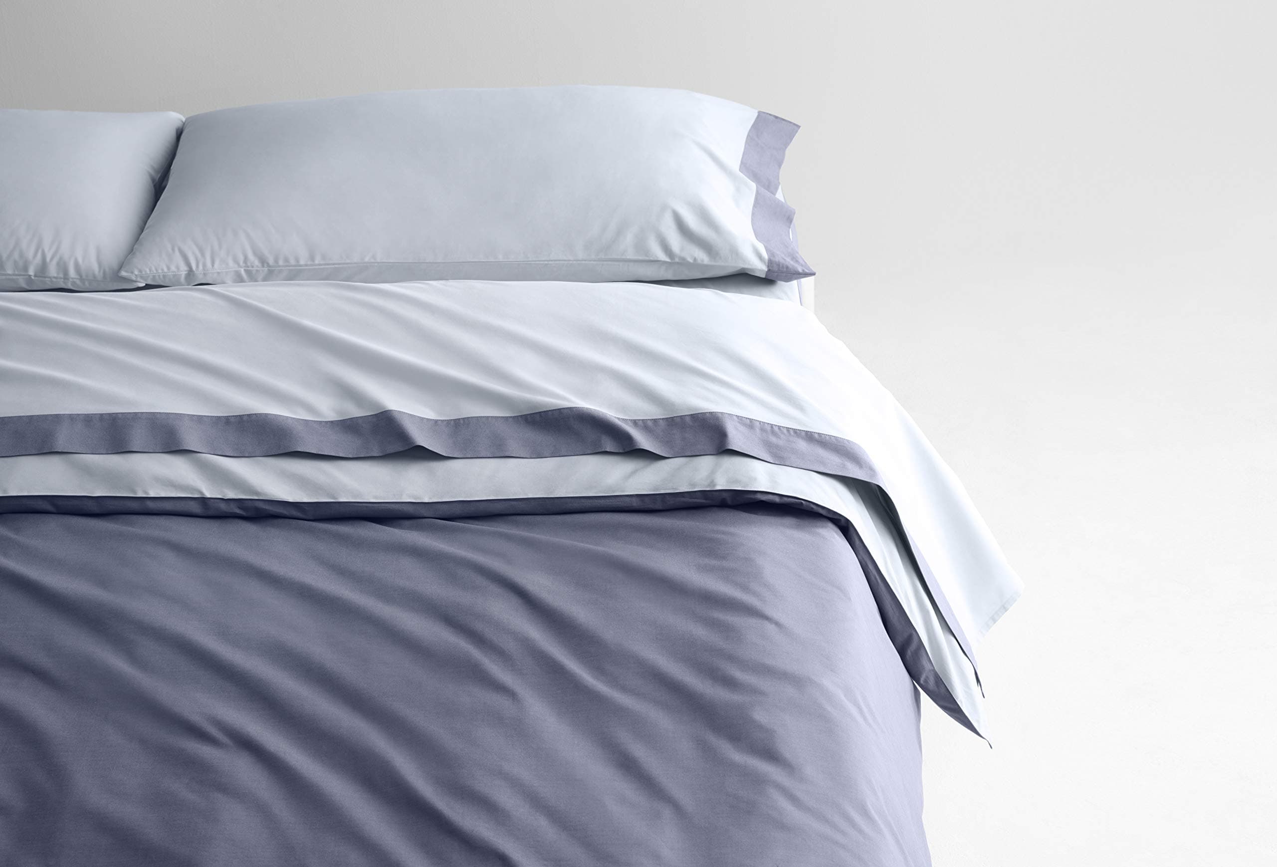 Casper Sleep Soft and Durable Supima Cotton Sheet Set, Queen, Sky/Azure