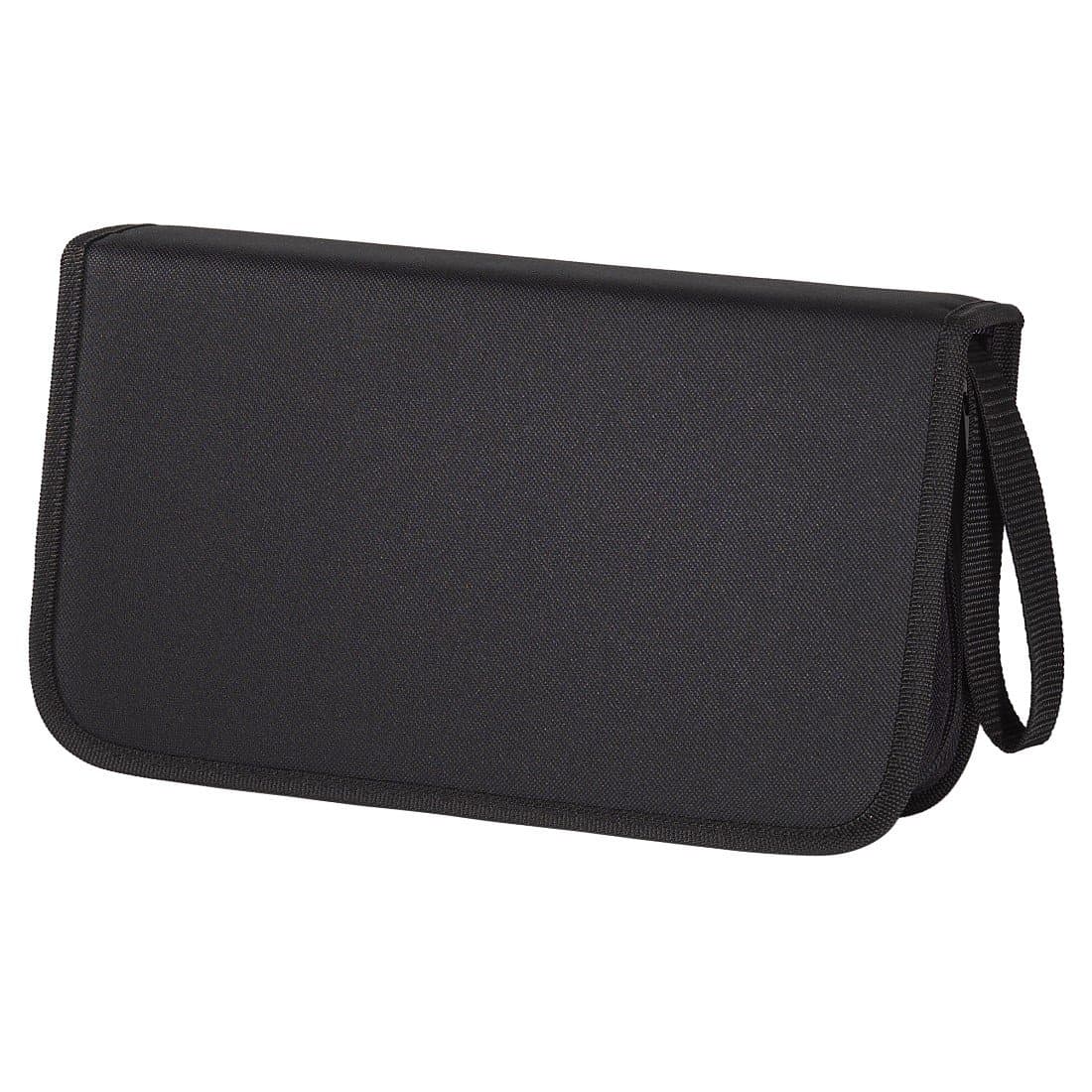 Hama CD Wallet for 104 Discs | CD/DVD/Blu-Ray | Folder for Storage, Space-Saving for the Office, Car and at Home | Black