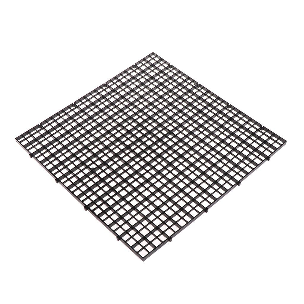 Exing Isolation Board Aquarium Fish Tank Divider Filter Patition Net Divider Holder (Black)