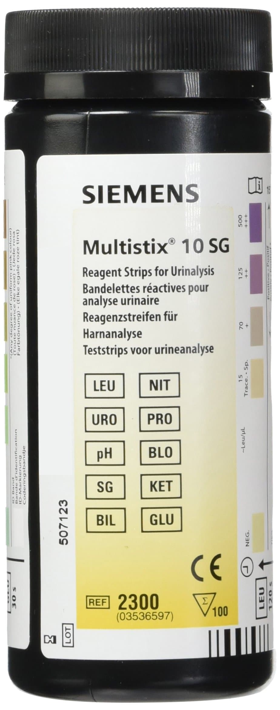 10 SG Urine Reagent Test Strips - 100 Strips per Box: Accurate and Convenient Monitoring