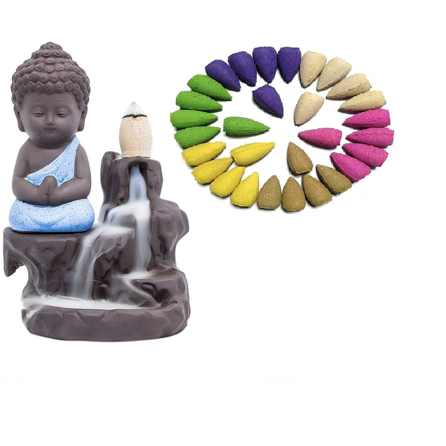 SNOWBIRD Clay Incense Cone (Blue)