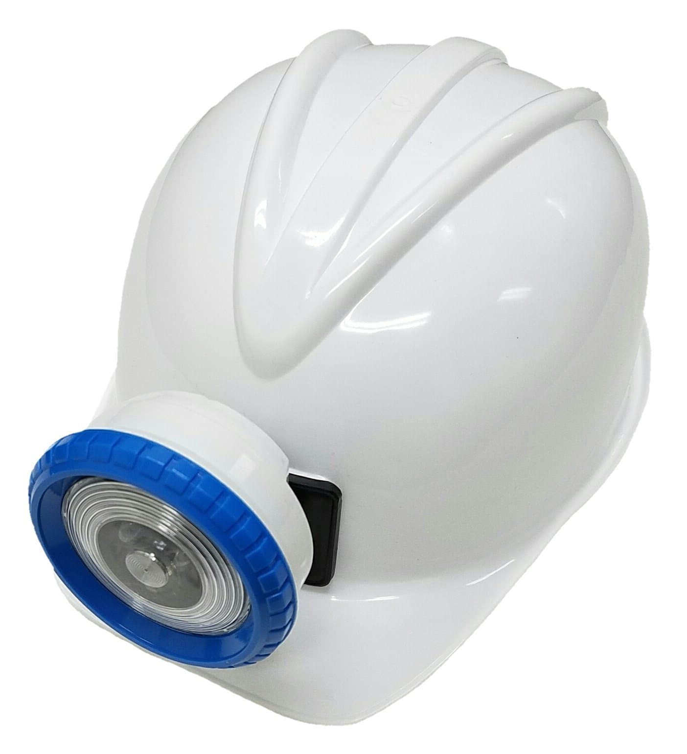 Verisea WHITE Explorer Miner Helmet with Bright, Directional LED Lights (batteries included) | Fully Adjustable Toy Hard Hats for Any Age, Available in 6 Vivid Colors
