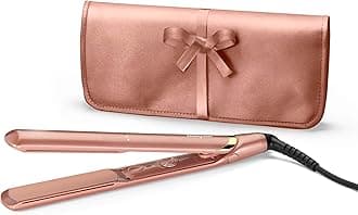 BaByliss Rose Gold Hair Straighteners - Ceramic Plates for Smooth Styling, Multi-Voltage Worldwide use, Ultra-Fast 15 Second Heat Up, 3 Heat Settings Up to 235°C, 2598U