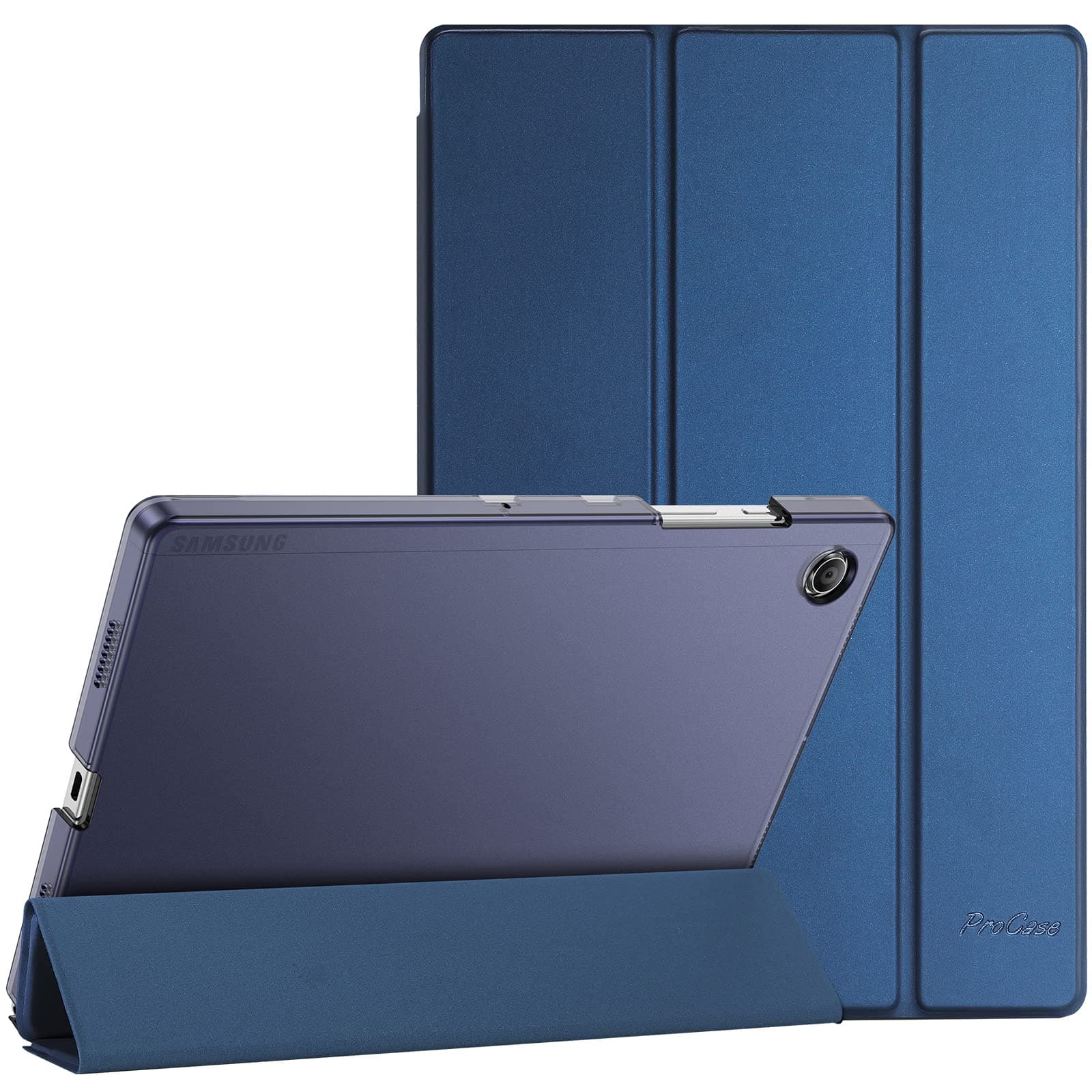 ProCase Smart Case for Galaxy Tab A8 10.5, Slim Stand Hard Back Shell Protective Smart Cover Case for Galaxy Tab A8 10.5 Inch 2022 SM-X200 X205 X207 -Navy