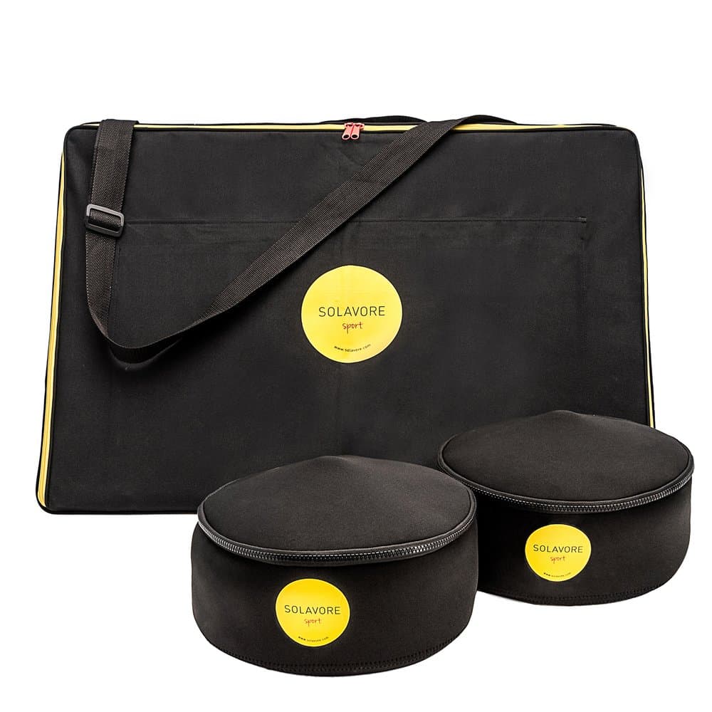 Solavore Sport Stow-or-Go Case and Pot Wrap Bundle - Black