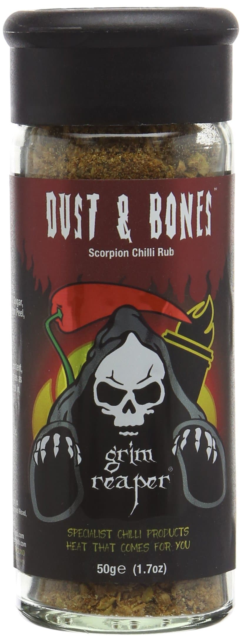 Grim Reaper Dust N' Bones BBQ, Sichuan and Chilli Rub 50 g