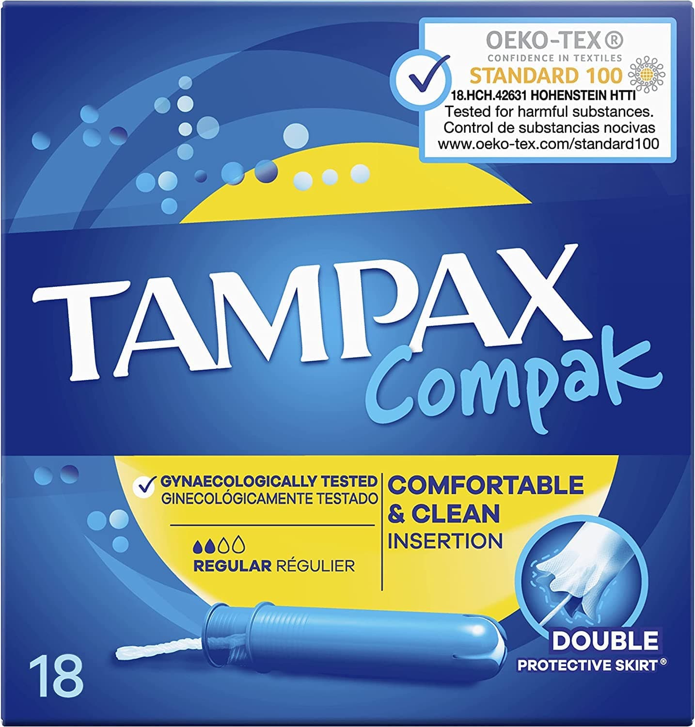 Tampax Tampons Regular 18's
