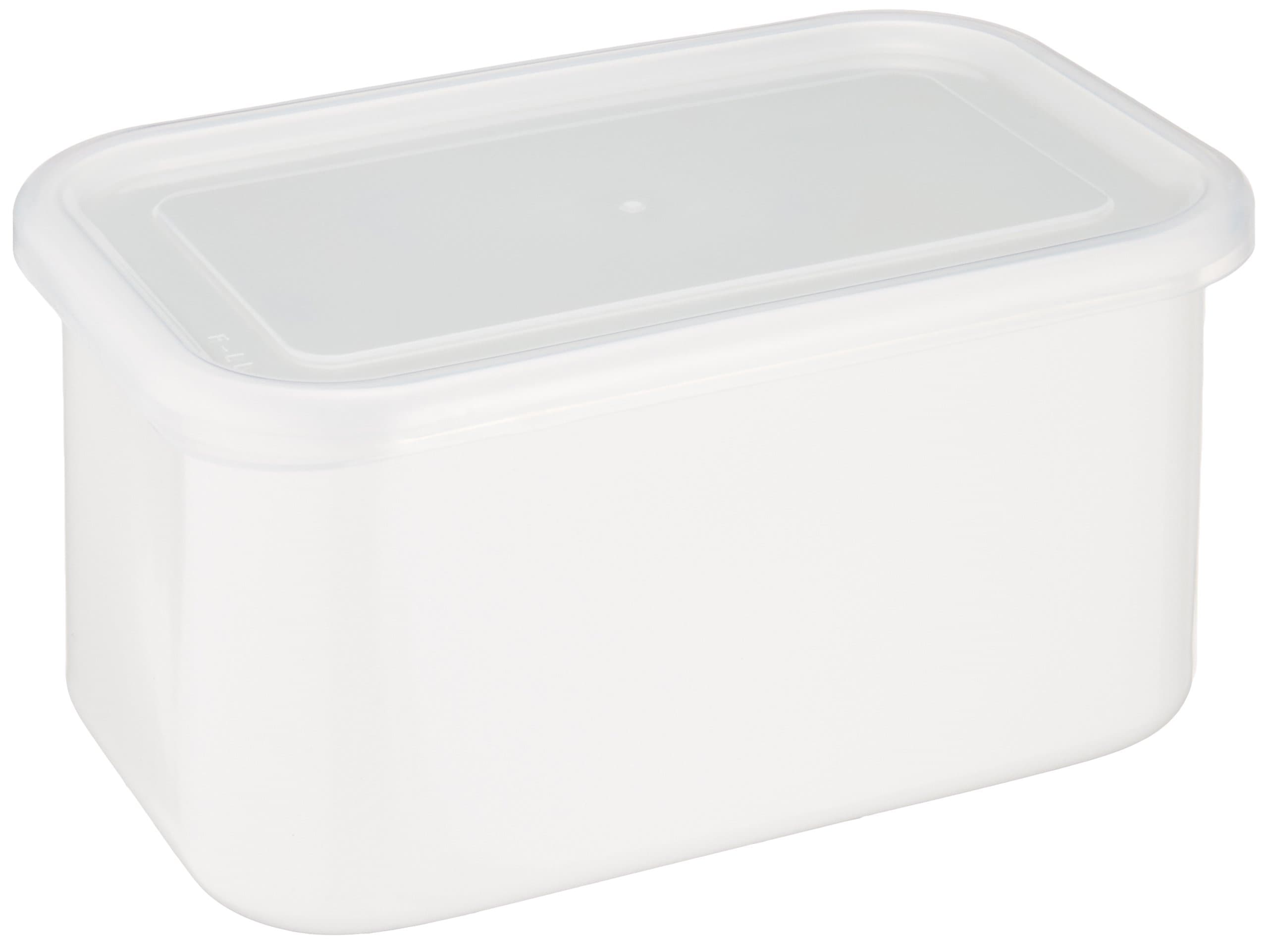 Nodahoro WRF-LL White Series Storage Container, Rectangular Deep LL with Seal Lid, Made in Japan