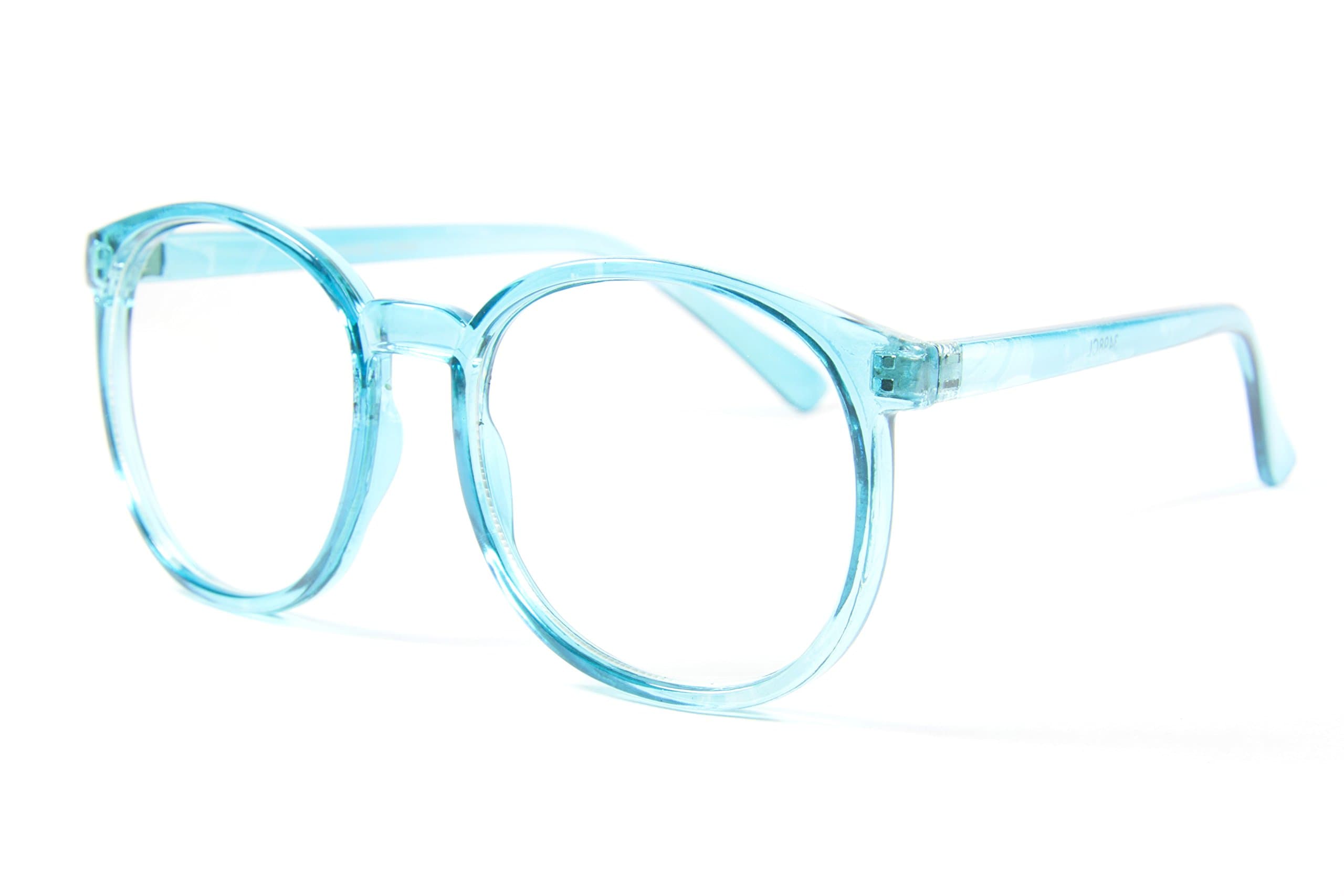 5Zero1 Oversize Big Frame Student Nerd Classic Rounded Korean Style Fashion Clear Lens Glasses